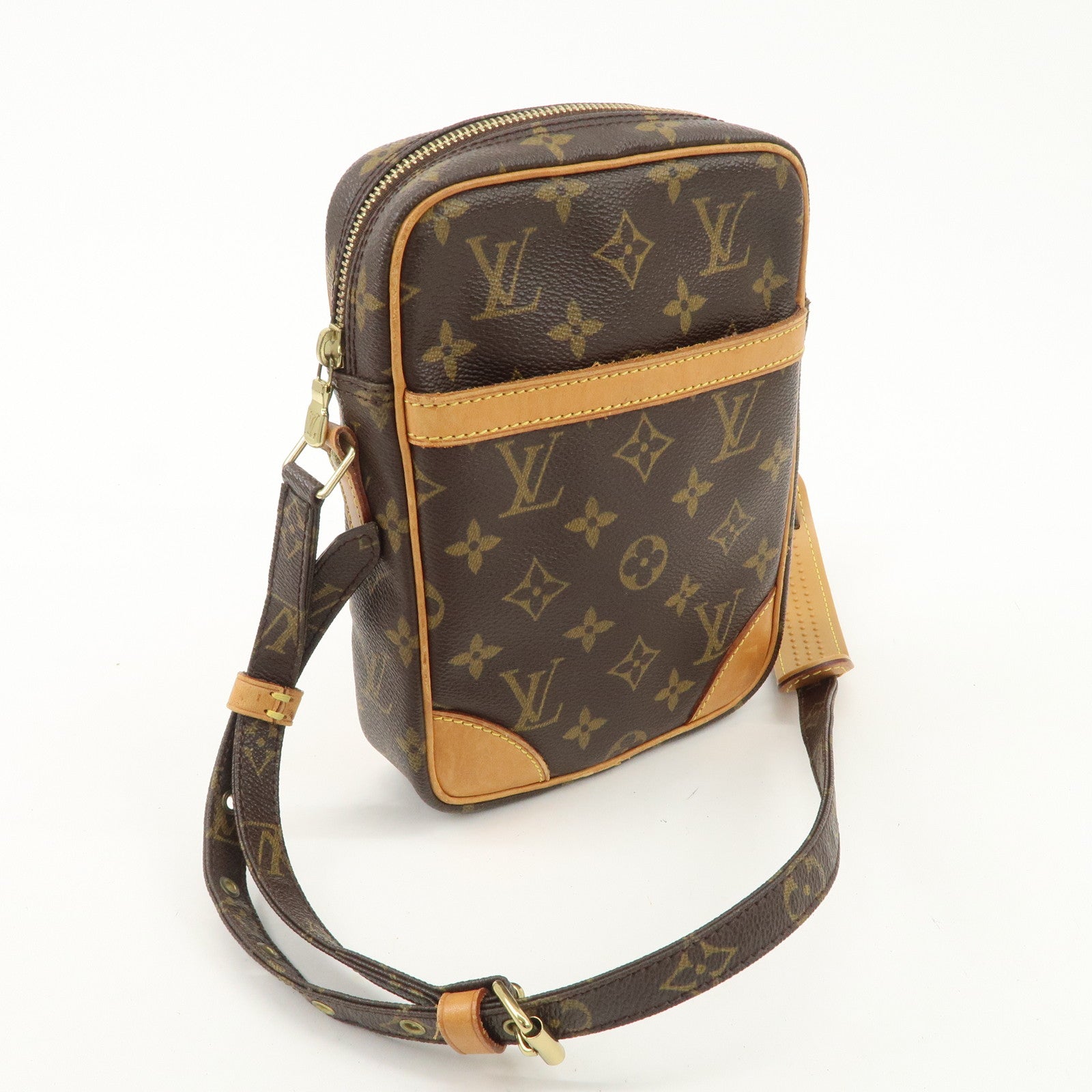 Louis Vuitton Monogram Danube Shoulder Bag Brown M45266 Used