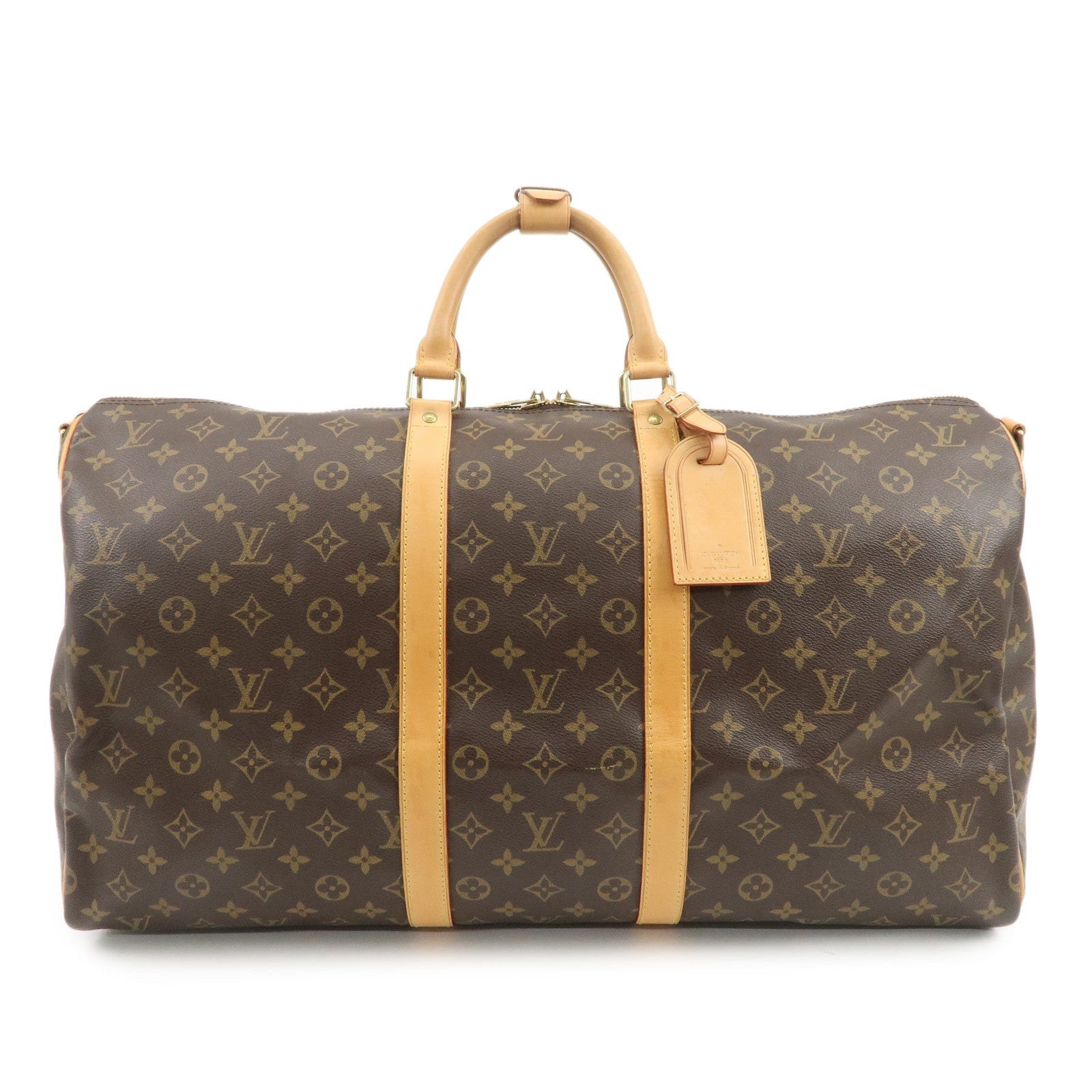 Louis Vuitton Monogram Keep All Bandouliere 55 Boston Bag M41414