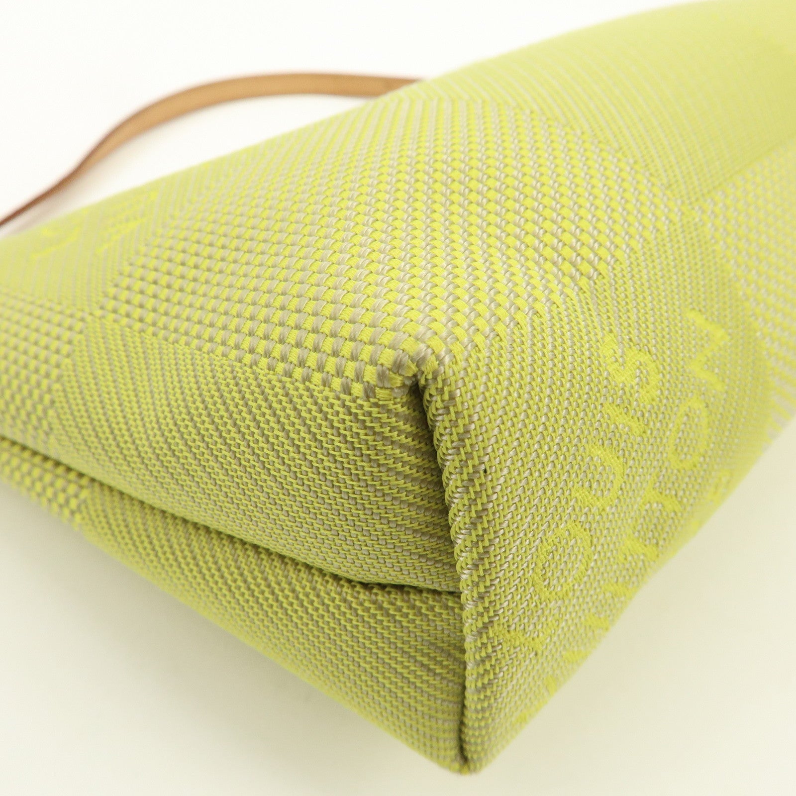 Louis Vuitton Damier Geant LV Cup Canvas Leather Pouch Yellow