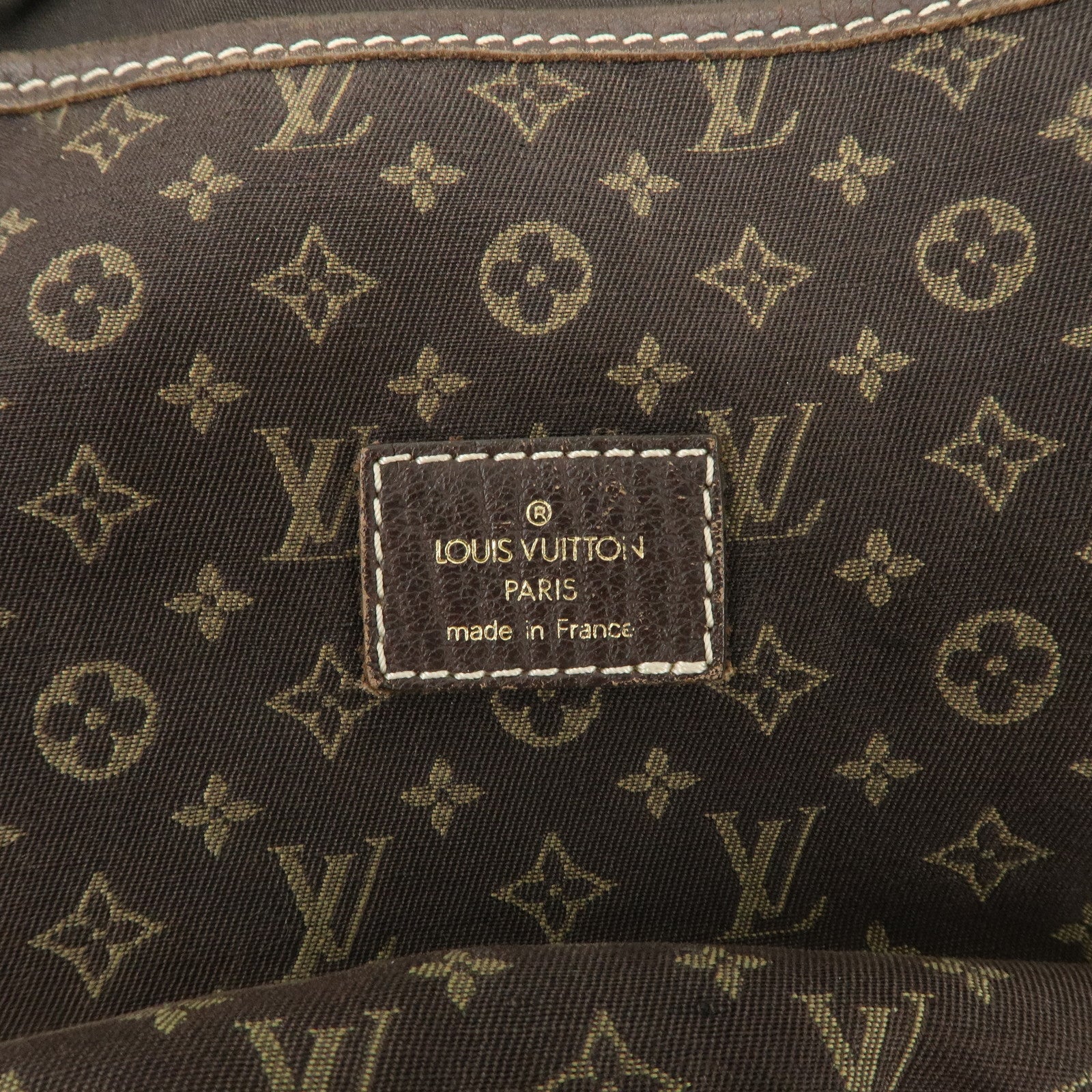 Louis Vuitton Monogram Mini Saumur 30 Hand Bag Brown Canvas M95227 Used