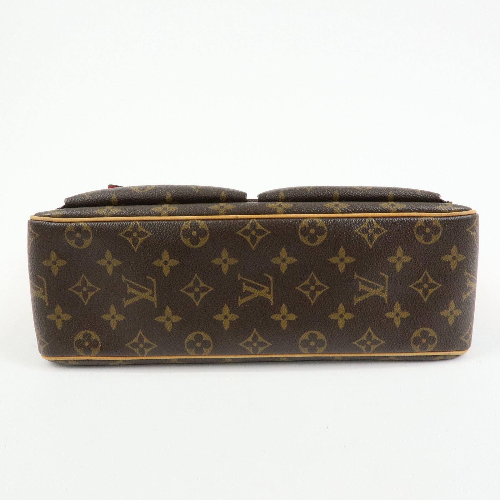 Louis Vuitton Monogram Viva Cite GM Shoulder Bag Brown M51163
