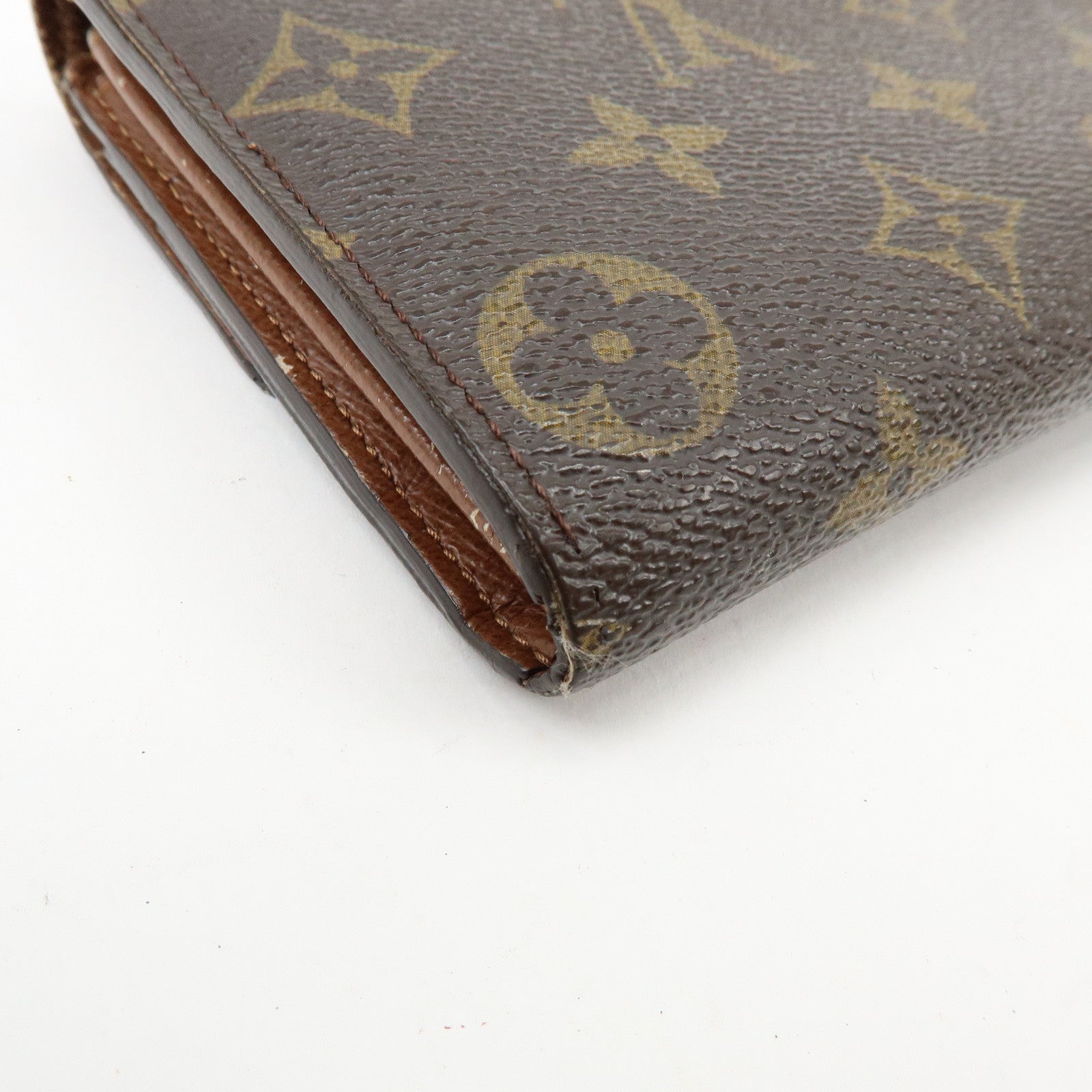 Louis Vuitton Monogram Portefeuille Sarah Long Wallet Brown M61734