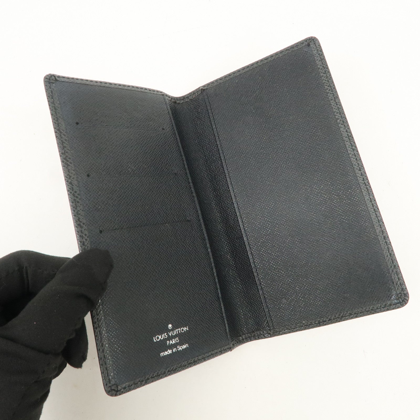 Louis Vuitton Taiga Set of 3 Long Wallet Ardoise R20425/M30394 Used