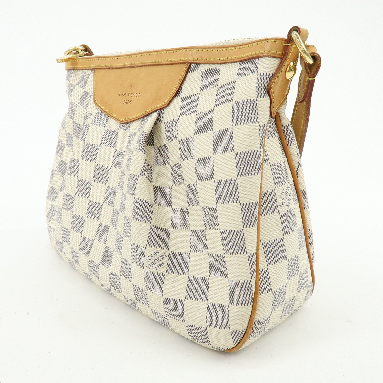 Louis Vuitton Damier Azur Siracusa PM Shoulder Crossbody Bag M41113