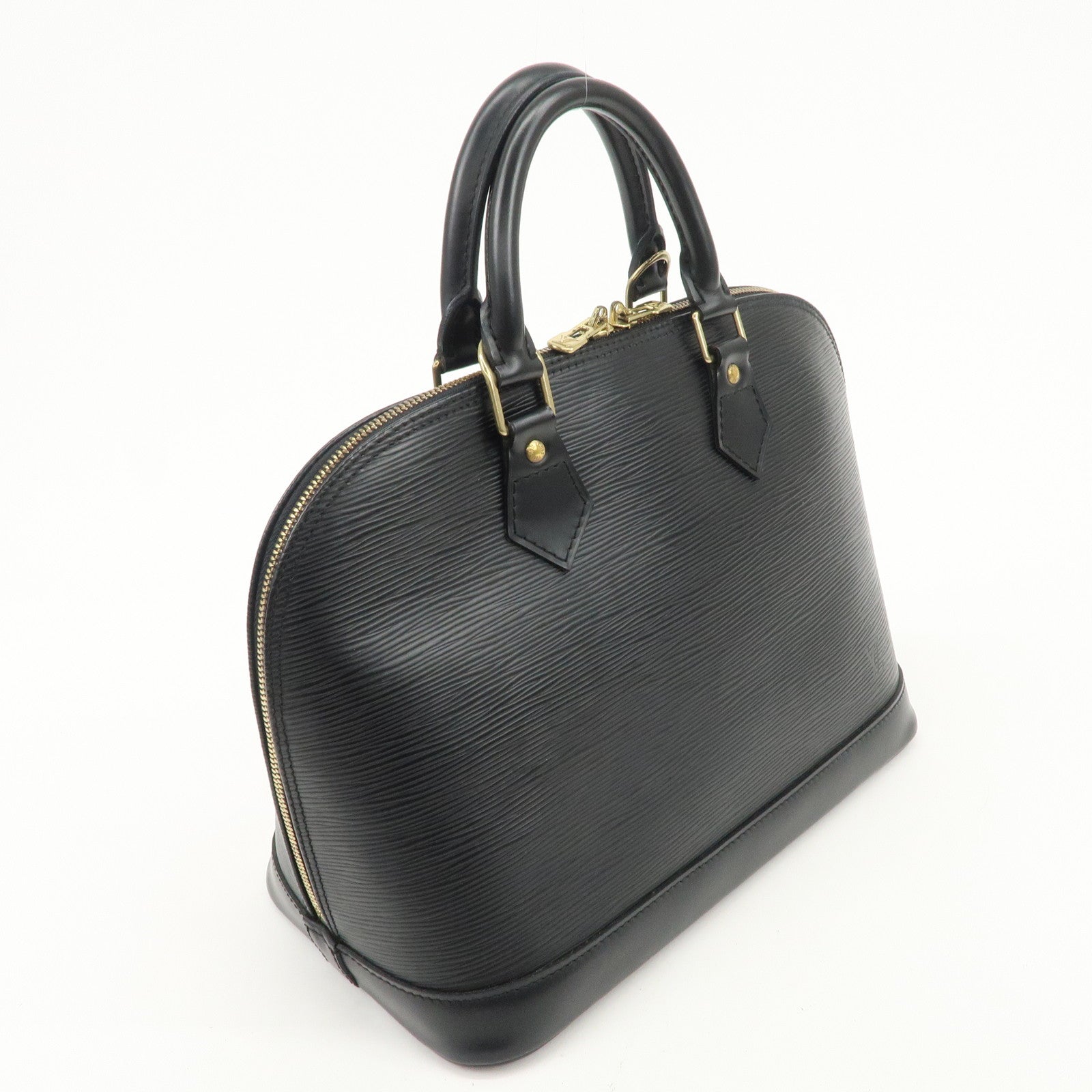 Louis Vuitton Epi leather Alma PM Hand Bag New Style Noir M40302