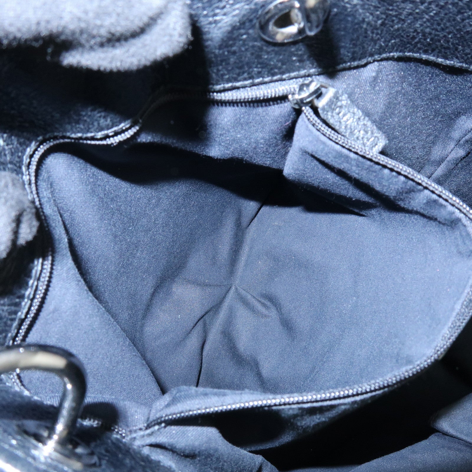 GUCCI GG Canvas Leather Tote Bag Shoulder Bag Black 120836