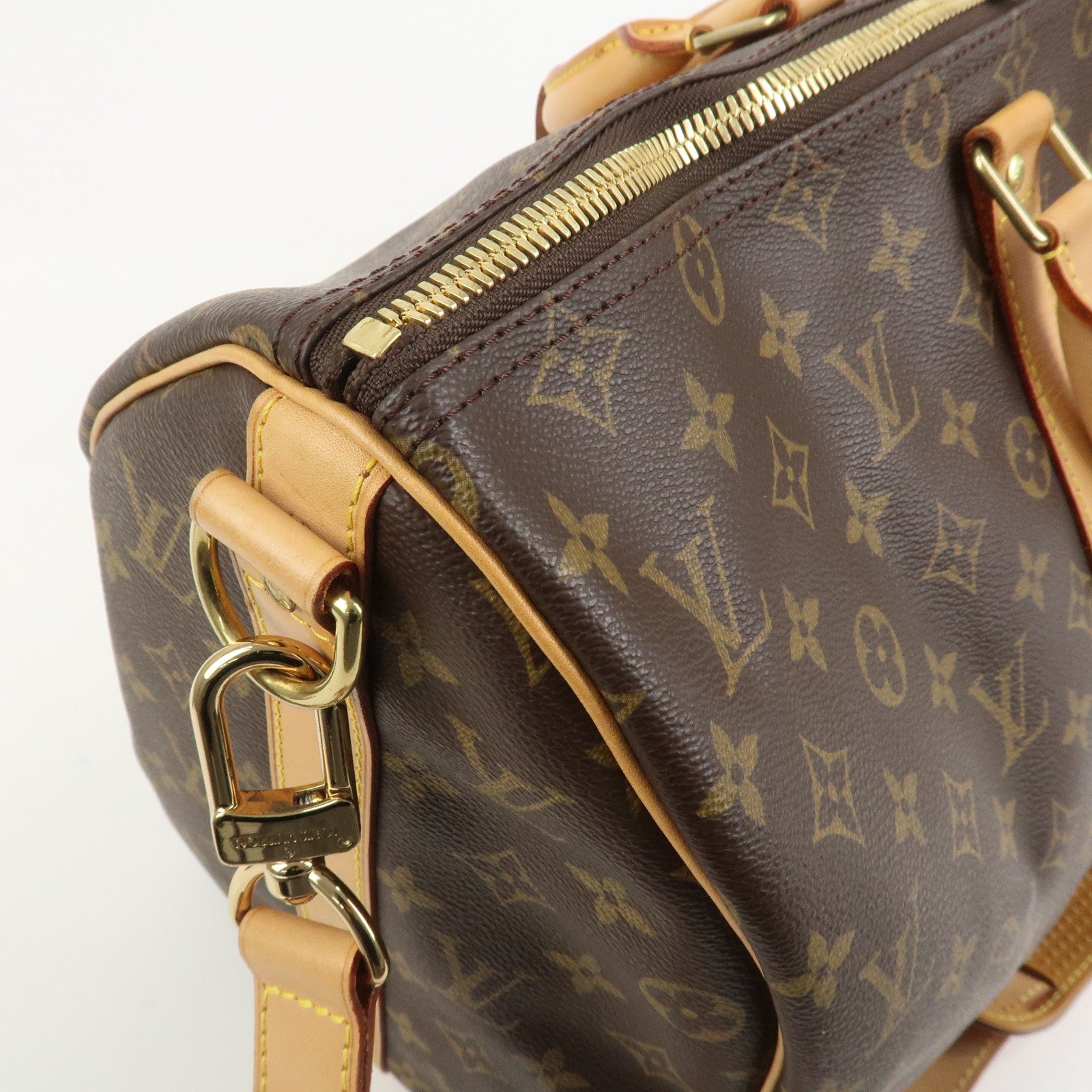 Louis Vuitton Monogram Keep All Bandouliere 45 Boston Bag M41418