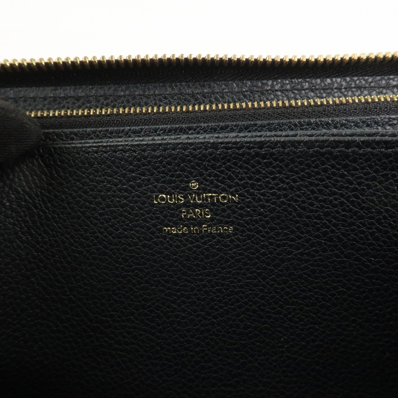 Louis Vuitton Monogram Empreinte Leather Round Zippy Wallet M61864