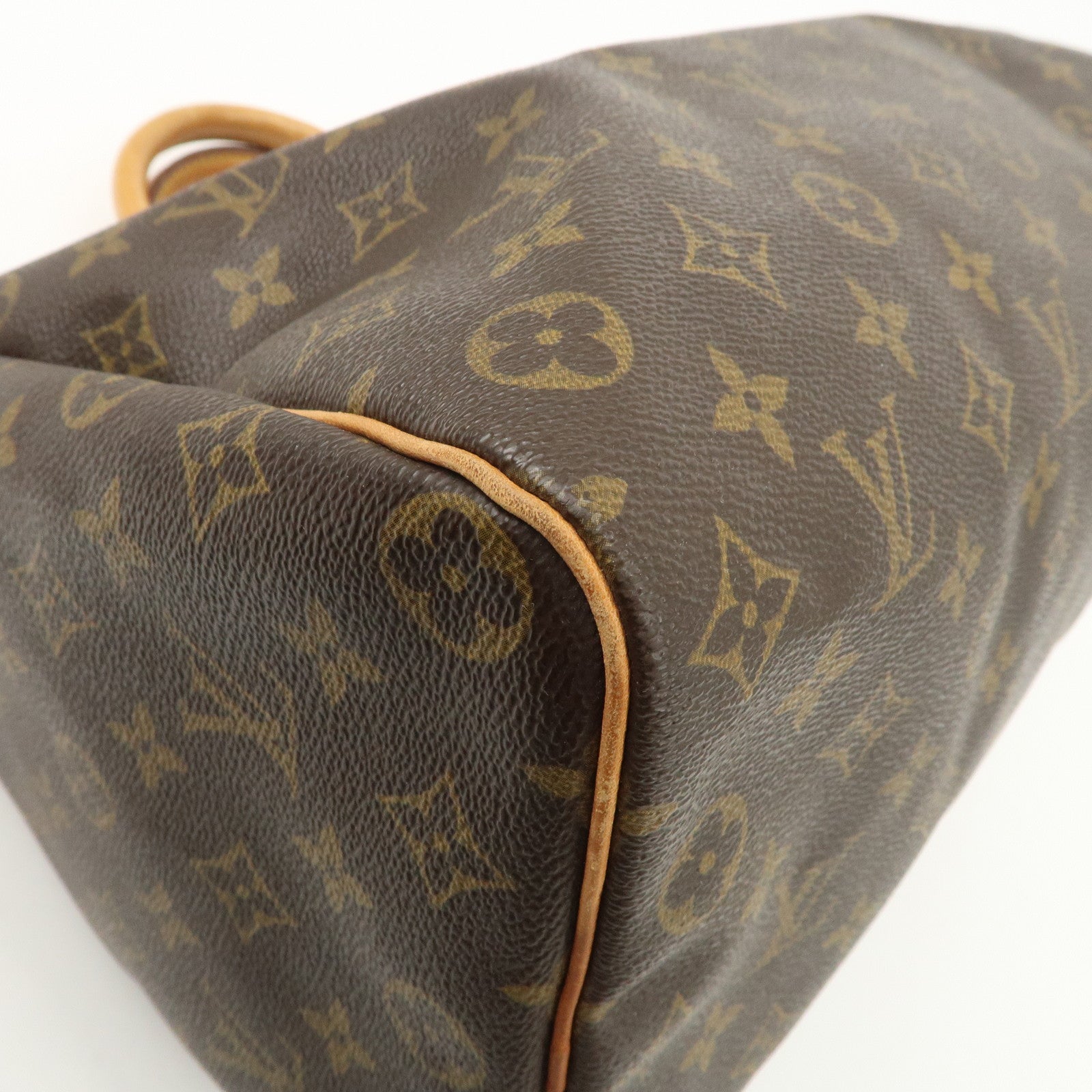 Louis Vuitton Monogram Speedy 35 Boston Bag Brown M41524