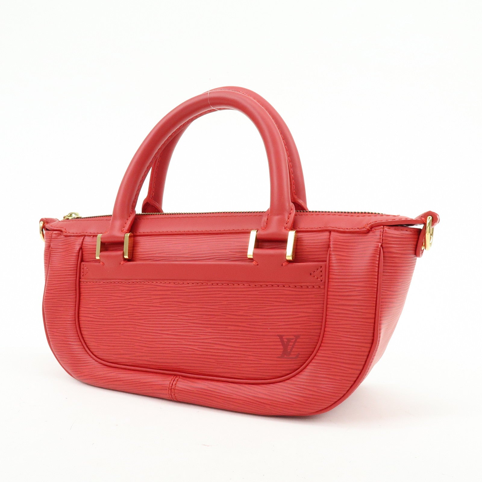 Louis Vuitton Epi Danoura PM Hand Bag Red M5891E