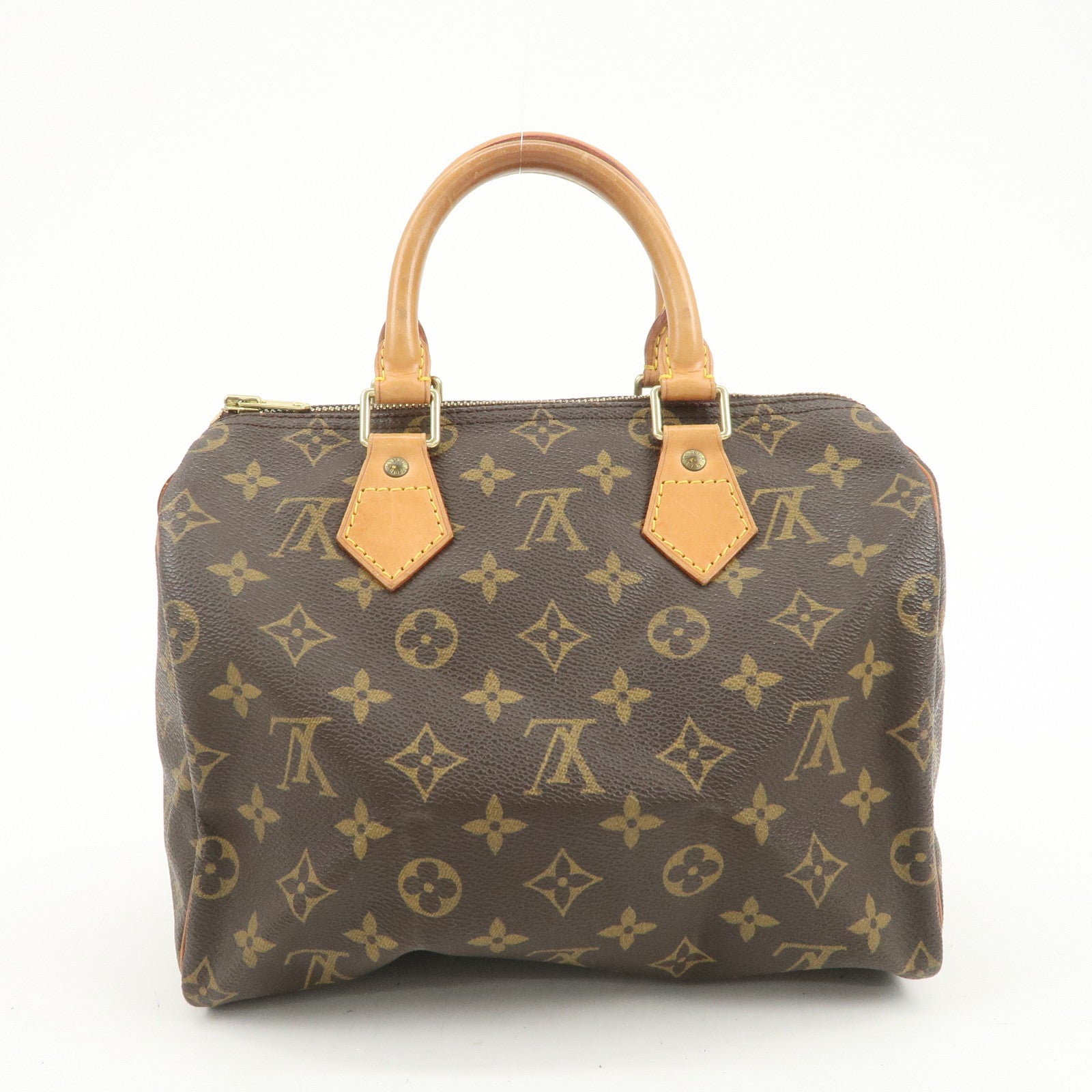 Louis Vuitton Monogram Speedy 25 Boston Bag Hand Bag Brown M41528