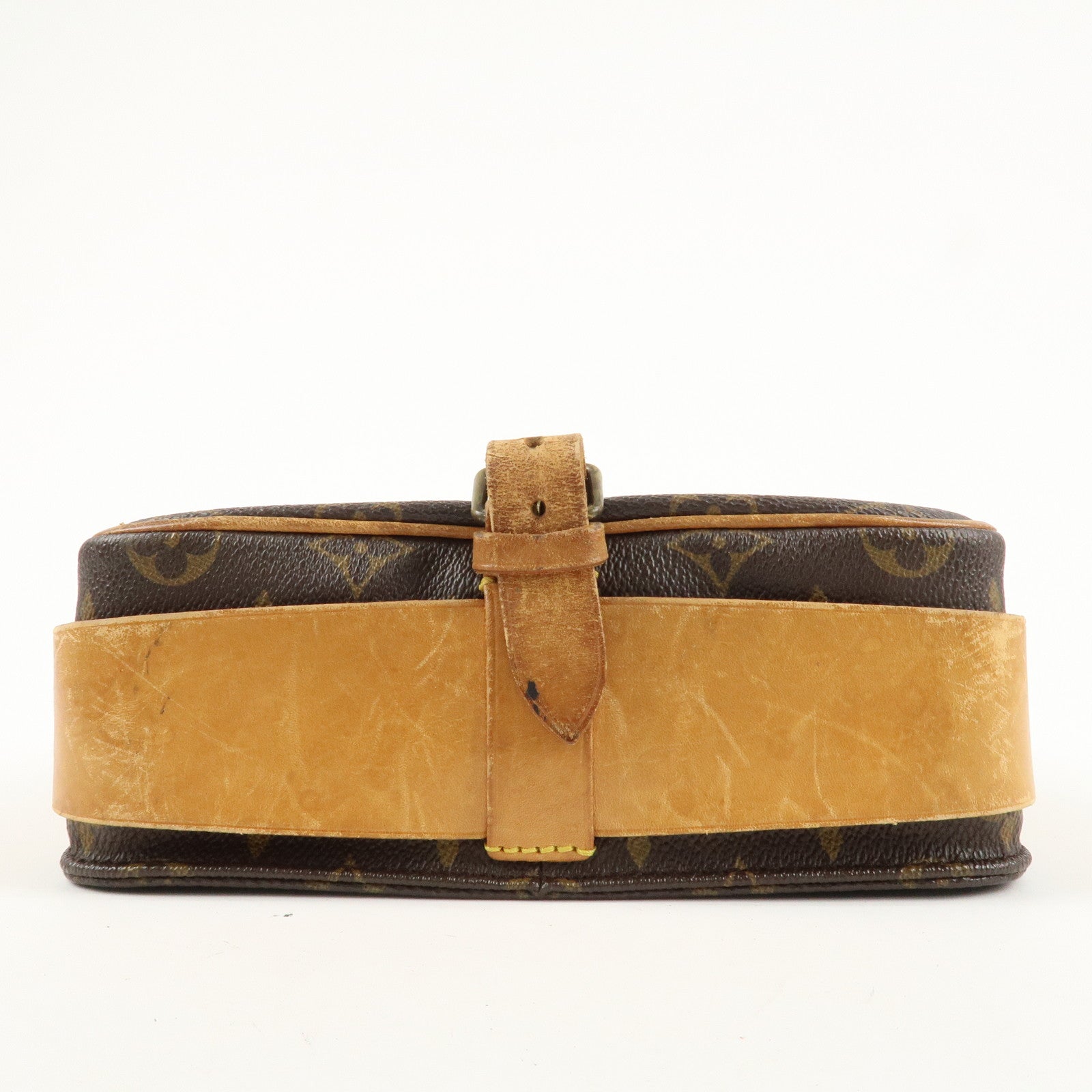 Louis Vuitton Monogram Cartouchiere MM Shoulder Bag M51253 Used