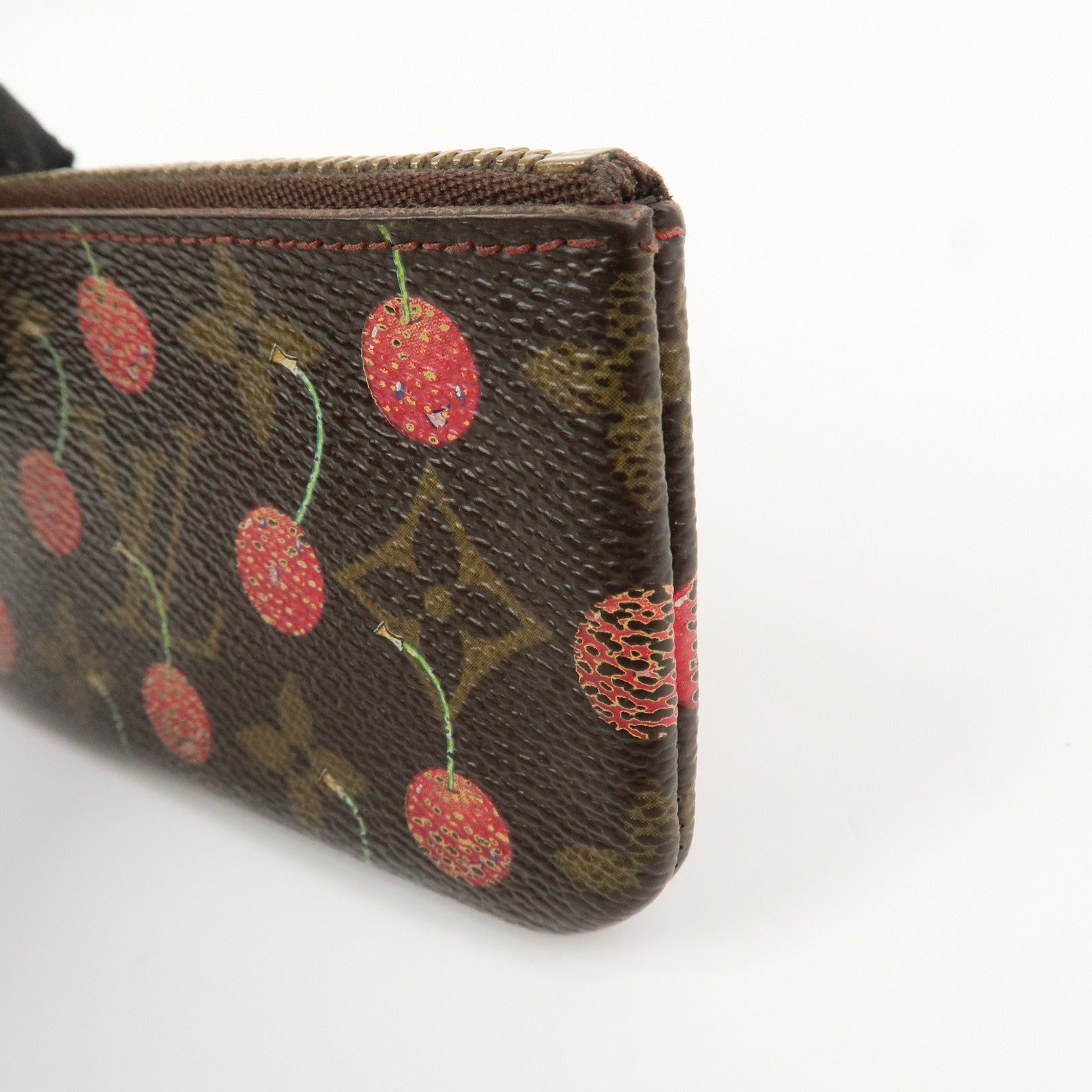 Louis Vuitton Monogram Cherry Pochette Cles Coin Case M95042