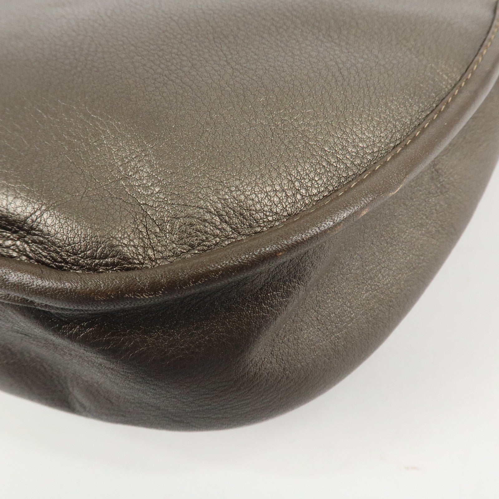 LOEWE Heritage Leather Shoulder Bag Crossbody Bag Bronze