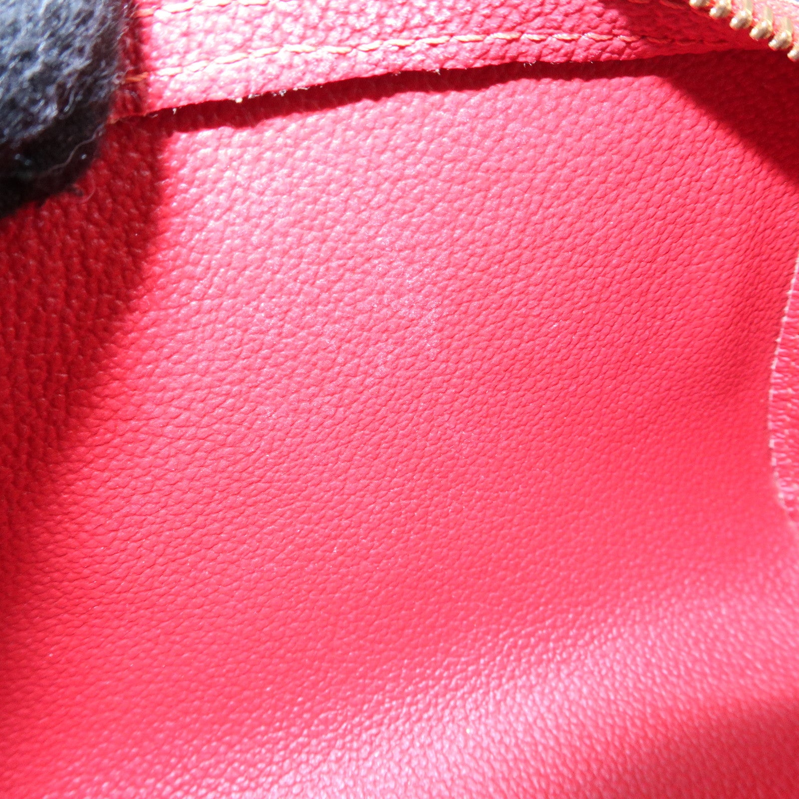 Louis Vuitton Epi Dauphine PM Leather Pouch Castillian Red M48447