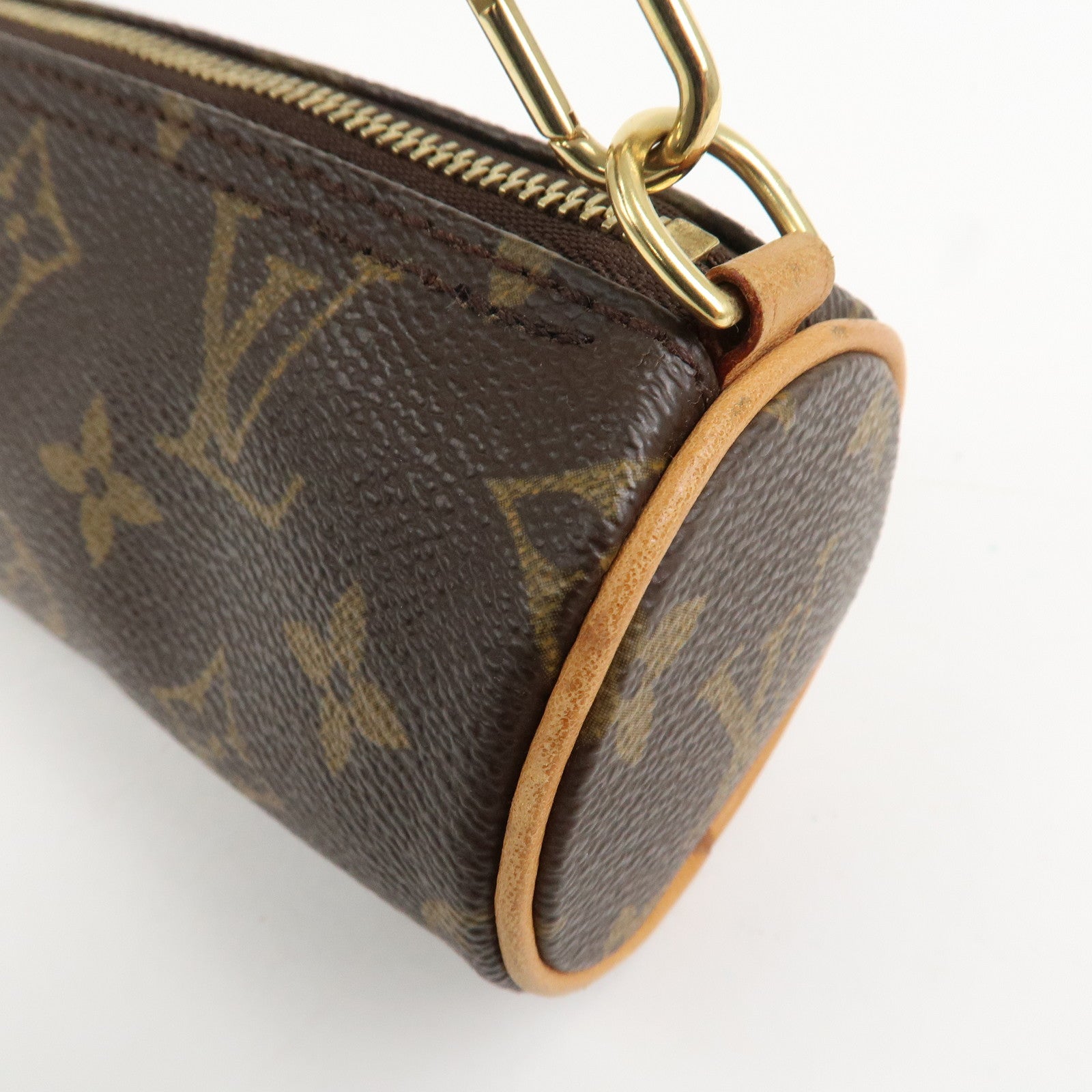 Louis Vuitton Monogram Mini Pouch for Papillon Bag New Style Brown