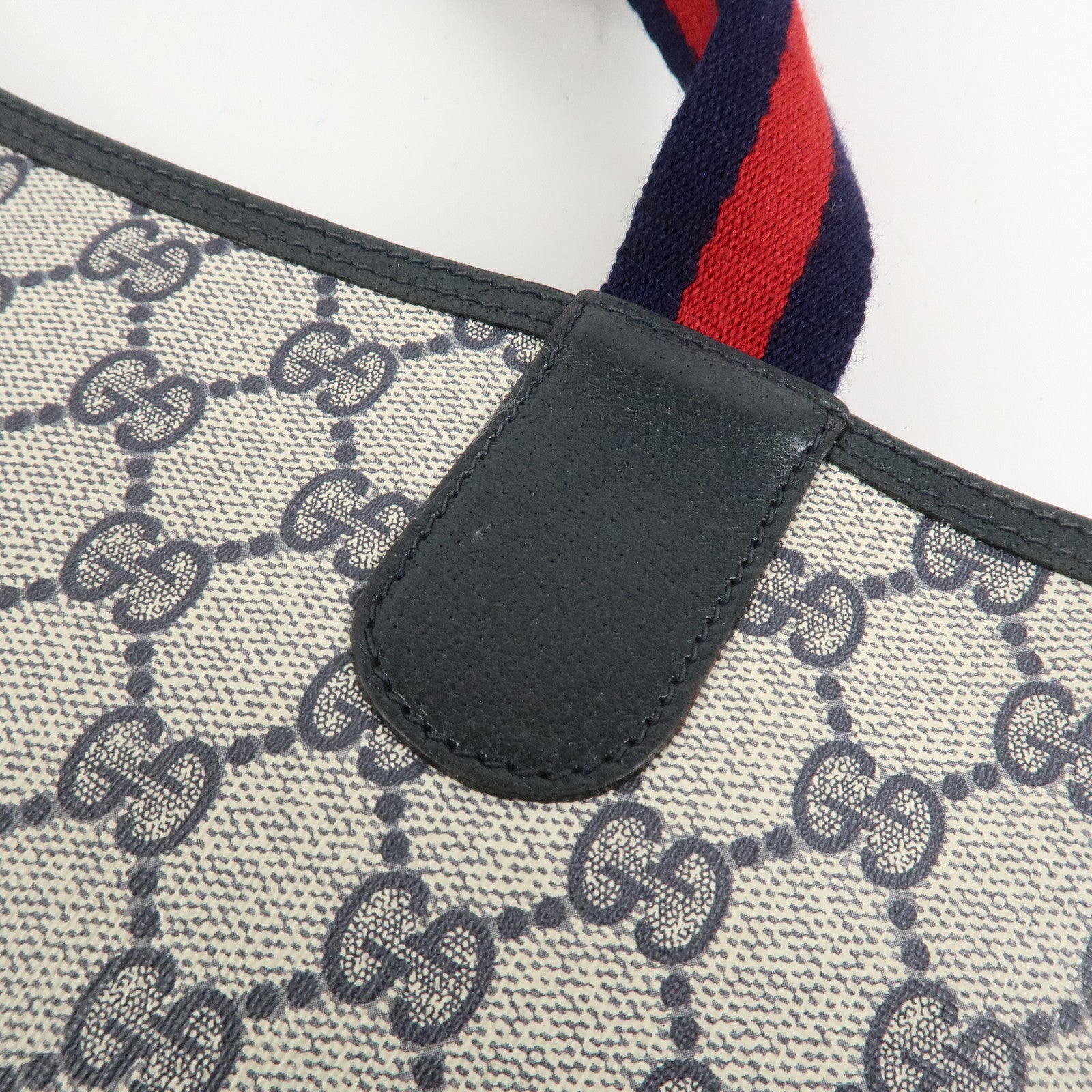 GUCCI Old Gucci Sherry GG Supreme Tote Bag Shoulder Bag 904・02・003
