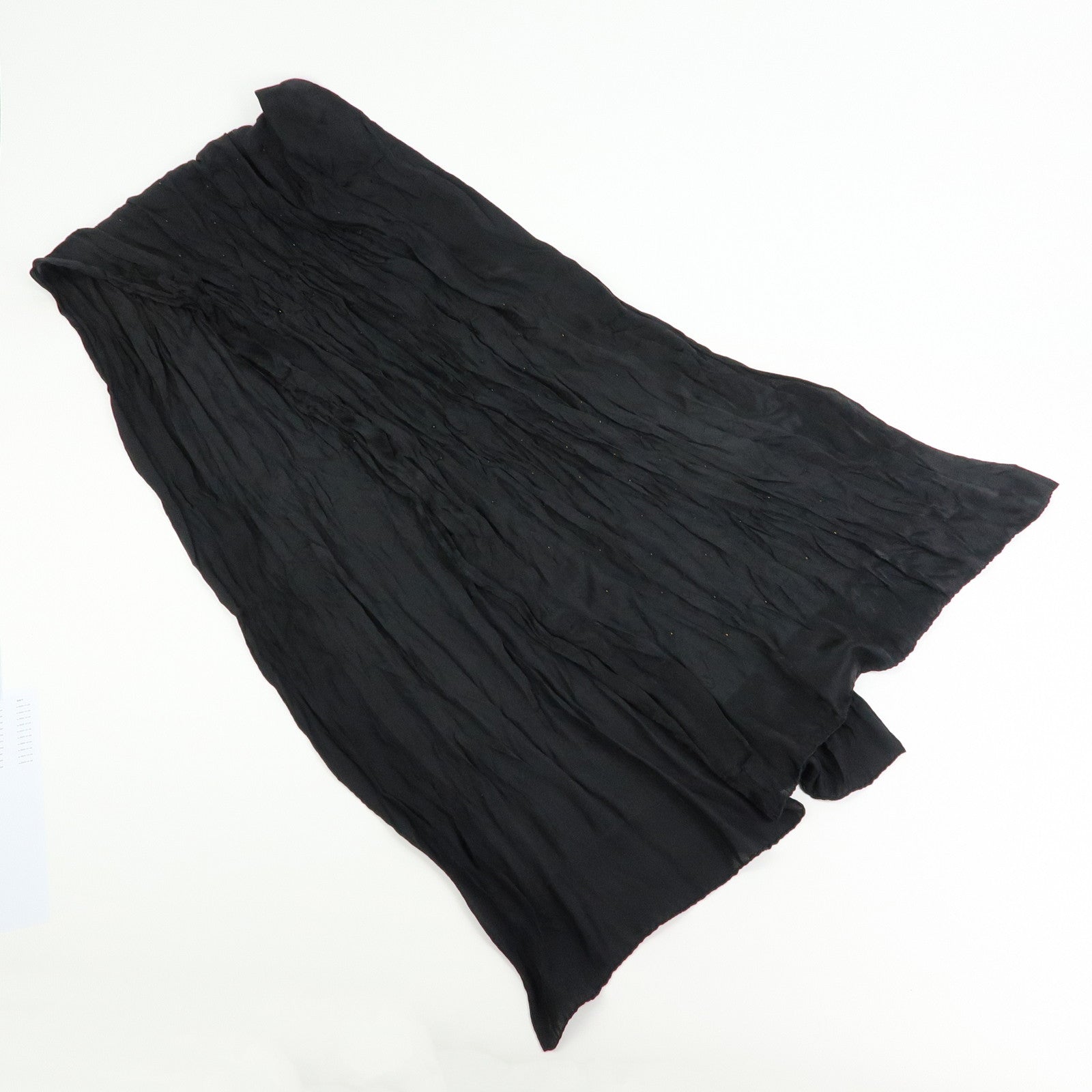 Louis Vuitton Monogram Silk 100% Scarf Shawl Black