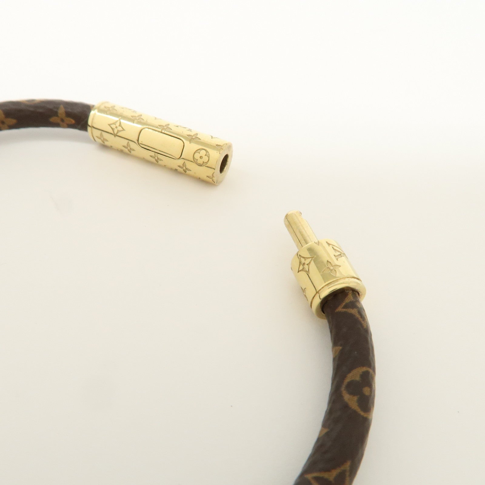 Louis Vuitton Monogram LV Confidential Bracelet Brown M8274