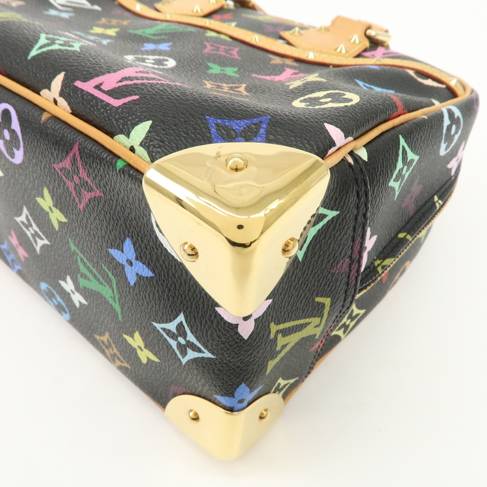 Louis Vuitton Monogram Multicolor Trouville Hand Bag M92662