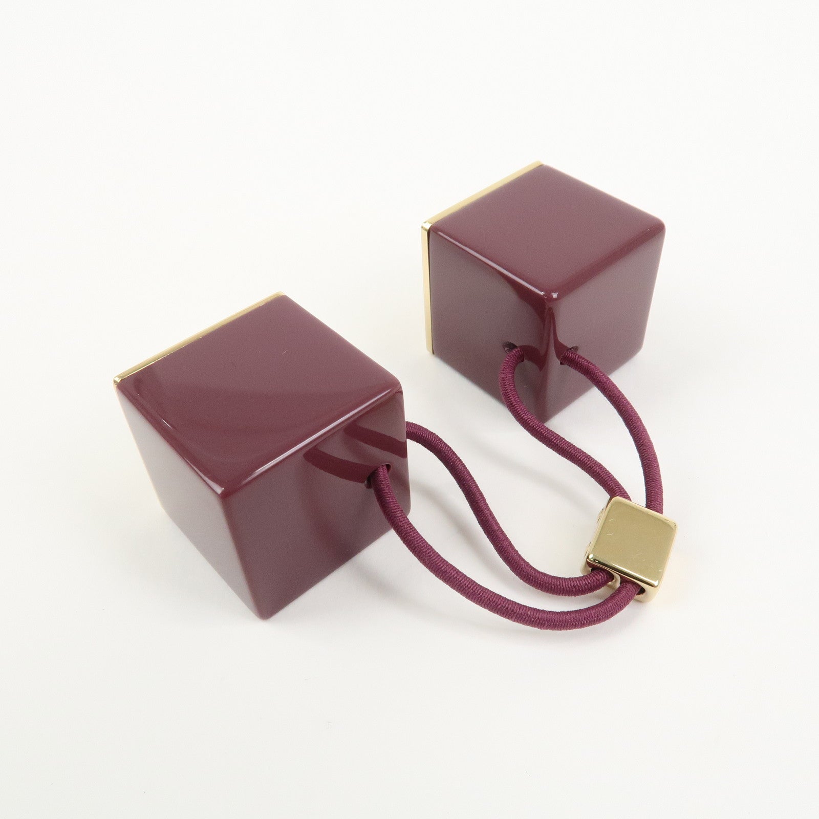 Louis Vuitton Hair Cube Plastic Hair Accessory Purple