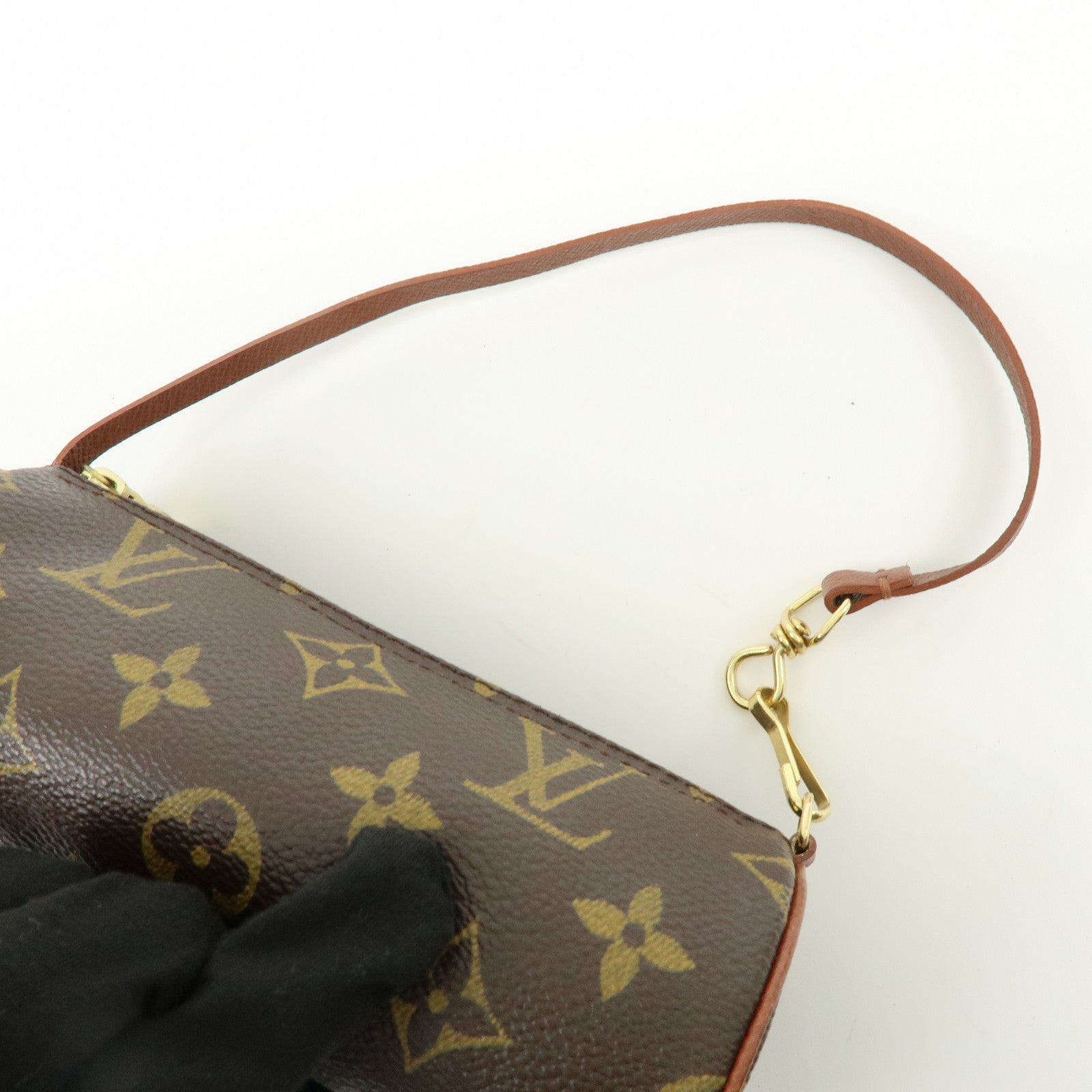 Louis Vuitton Monogram Mini Pouch for Papillon Bag Brown
