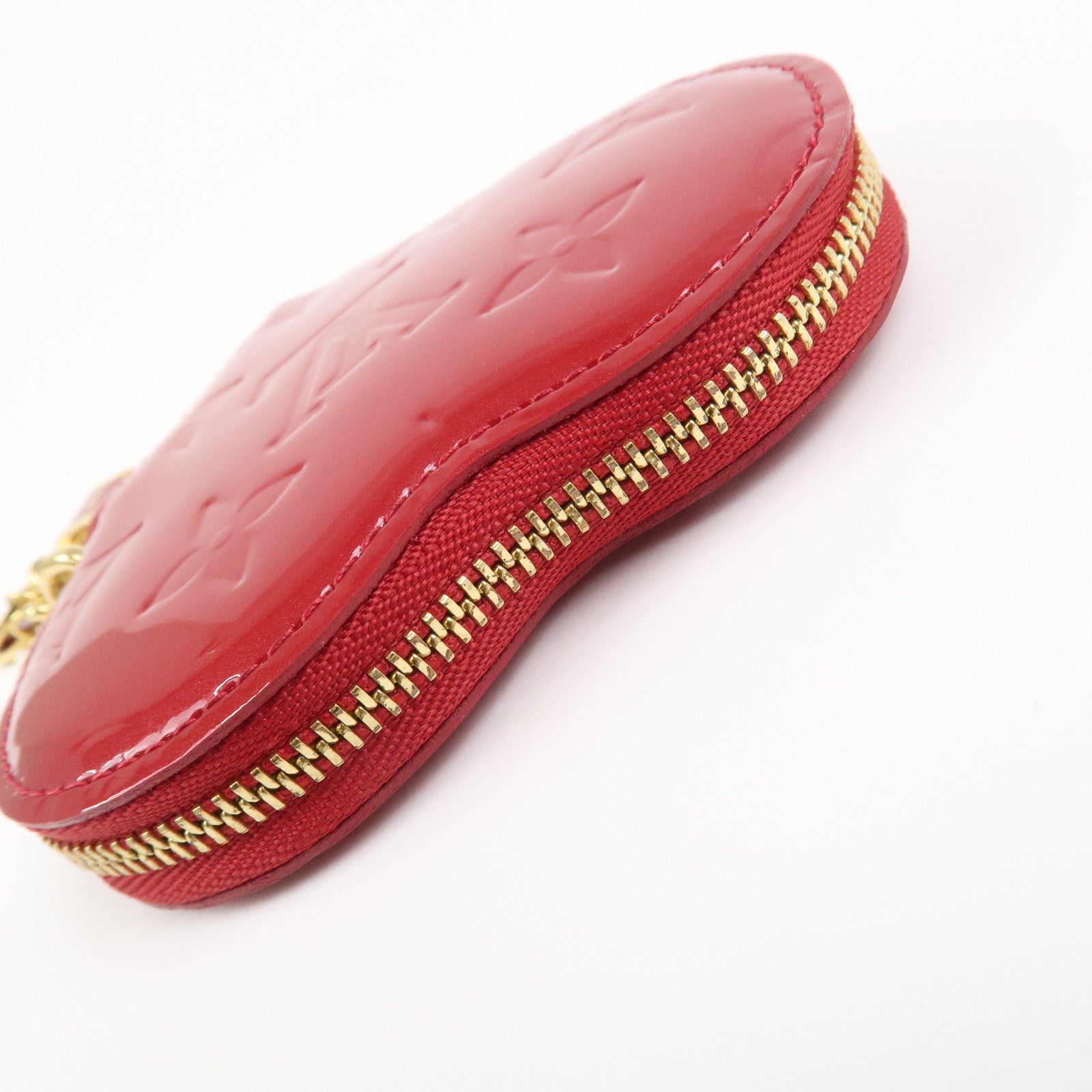 Louis Vuitton Monogram Vernis Porte Monnaie Coeur Coin Case M93562