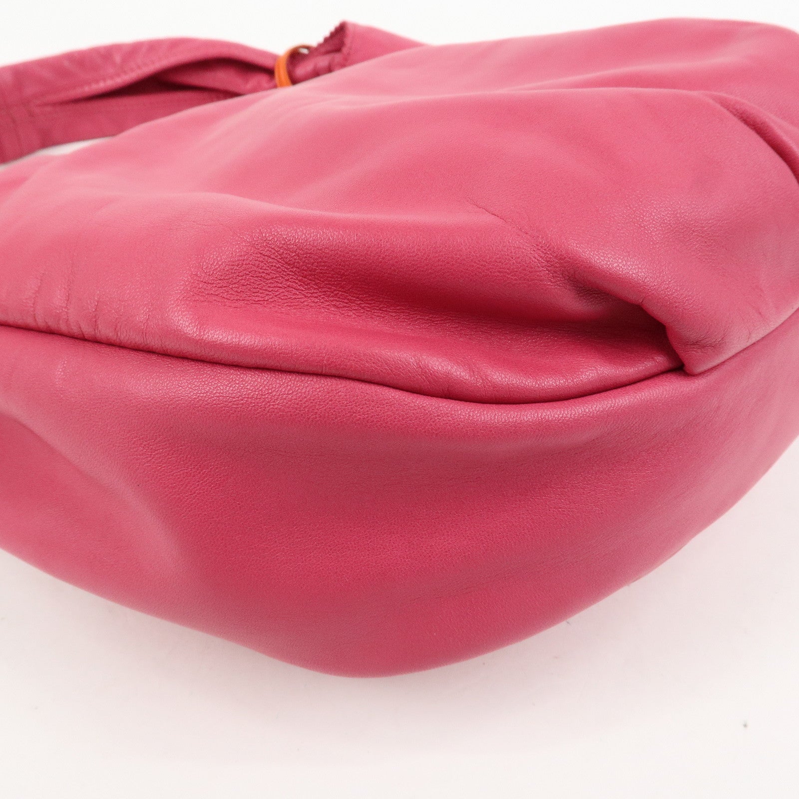 LOEWE Anagram Nappa Leather Viento 30 One Shoulder Bag Pink