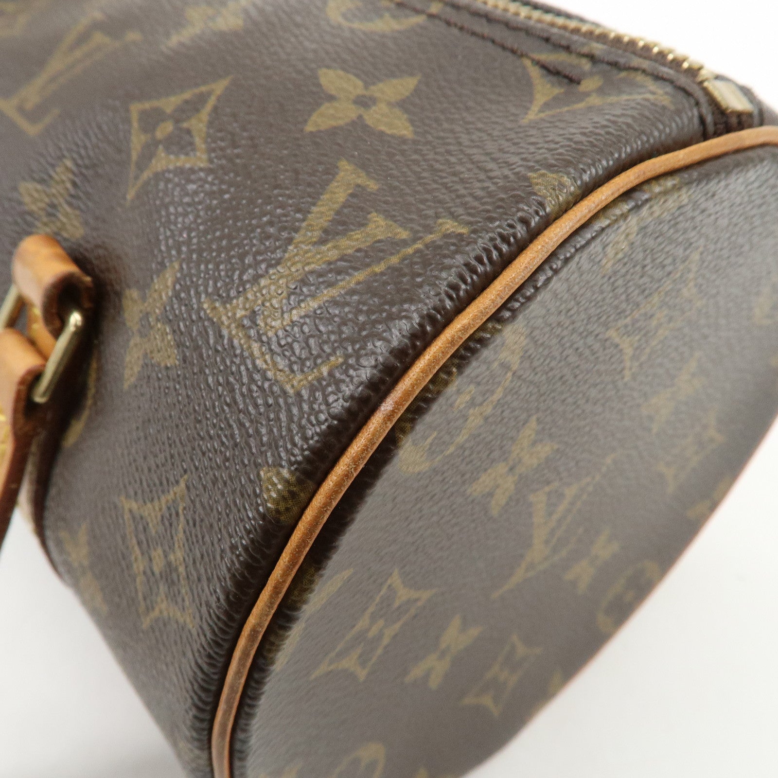 Louis Vuitton Monogram Papillon 26 Hand Bag Brown M51386