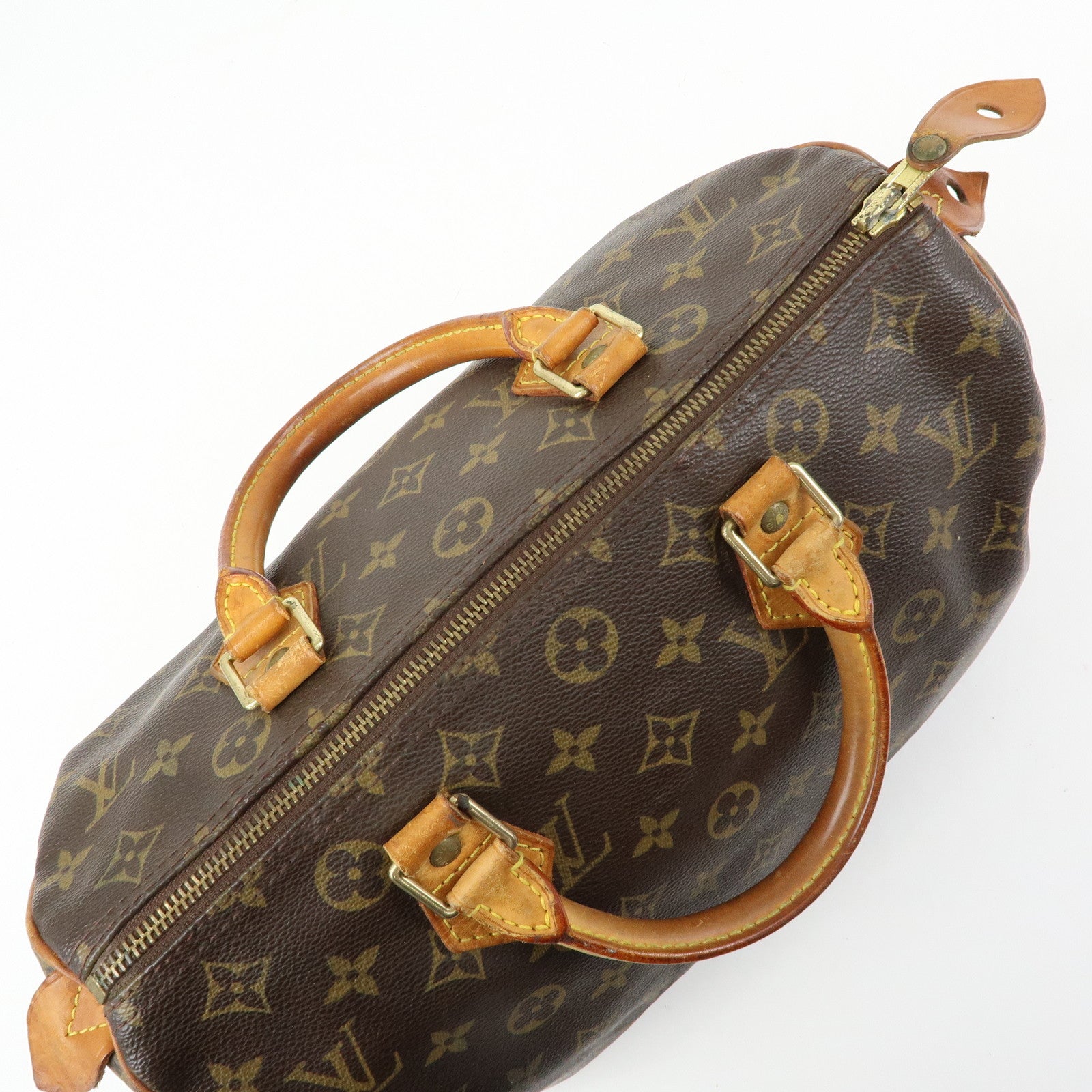 Louis Vuitton Monogram Speedy 30 Boston Bag Hand Bag Brown M41526