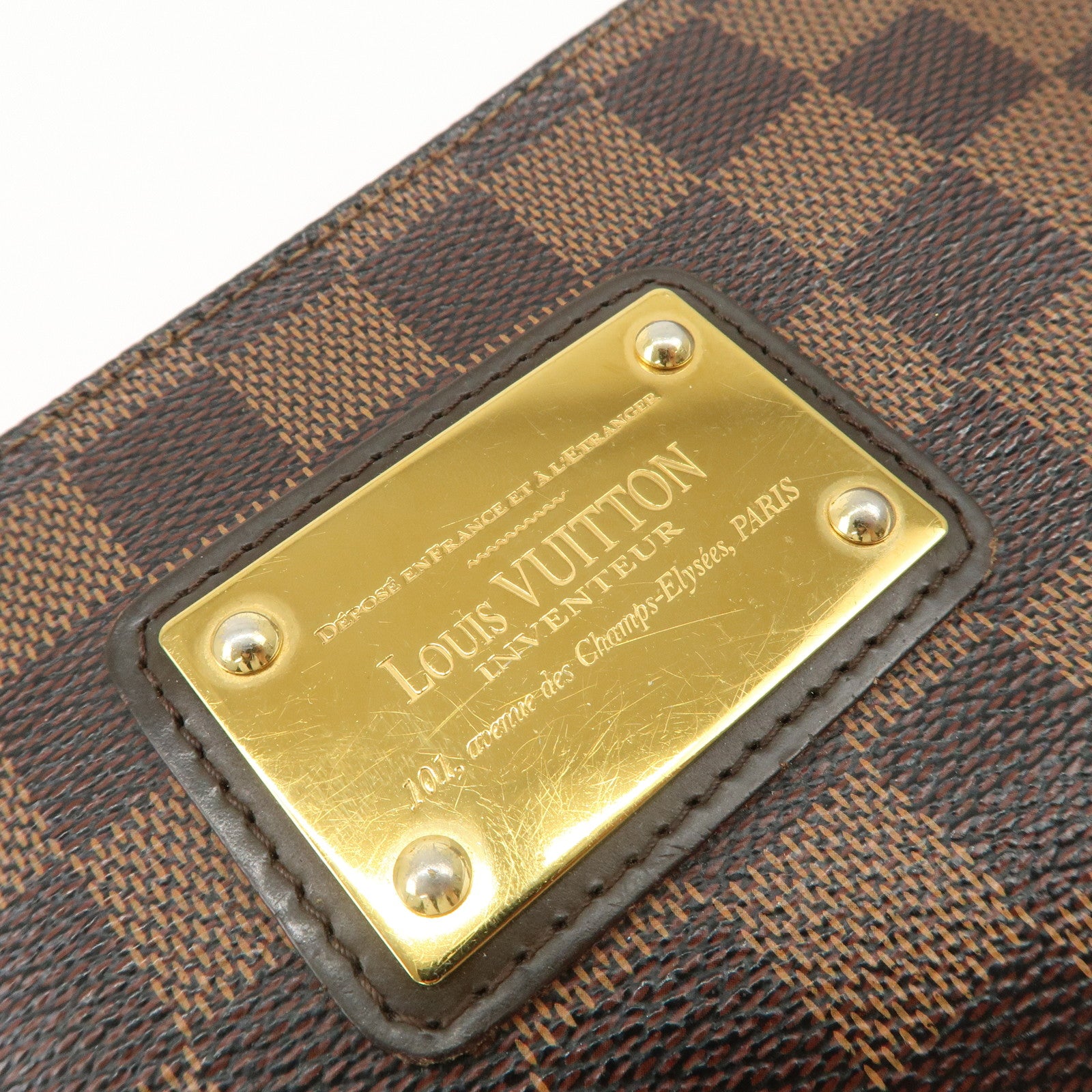 Louis Vuitton Damier Eva 2Way Bag Shoulder Bag Damier Ebene N55213