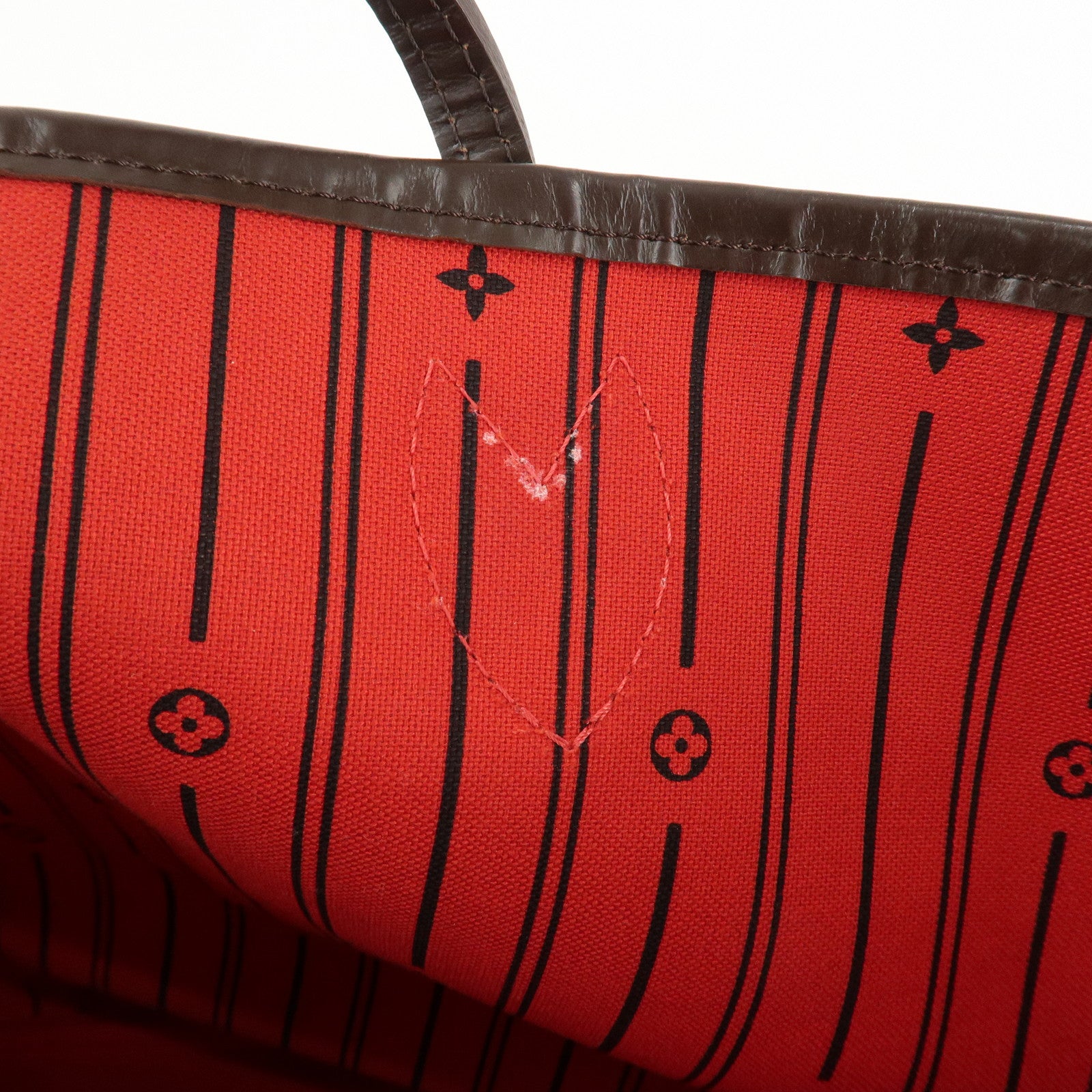 Louis Vuitton Damier Ebene Neverfull MM Tote Bag N51105 Used