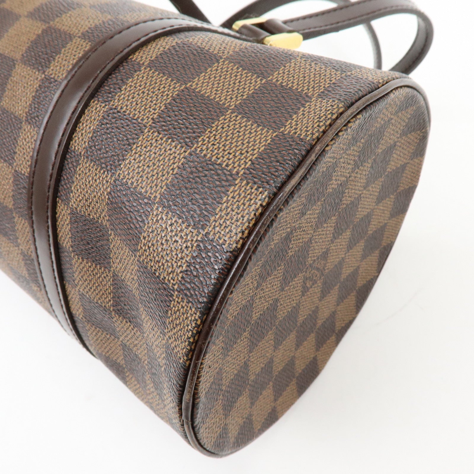 Louis Vuitton Damier Ebene Papillon 30 Hand Bag Brown N51303