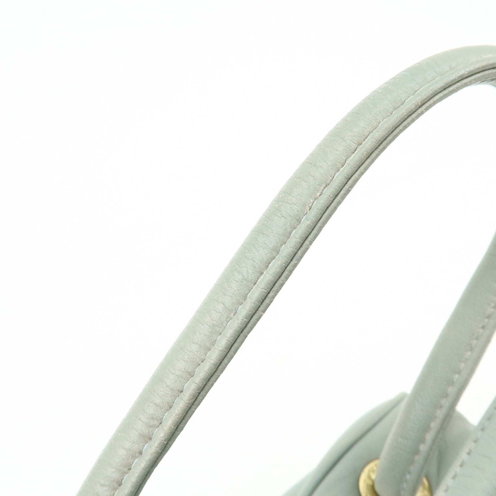 LOEWE Anagram Nappa Leather Mini Hand Bag Blue
