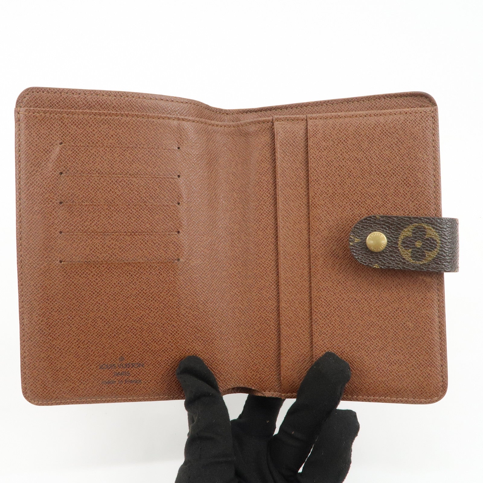 Louis Vuitton Monogram Porte Papier Zip Bi-fold Wallet Brown M61207