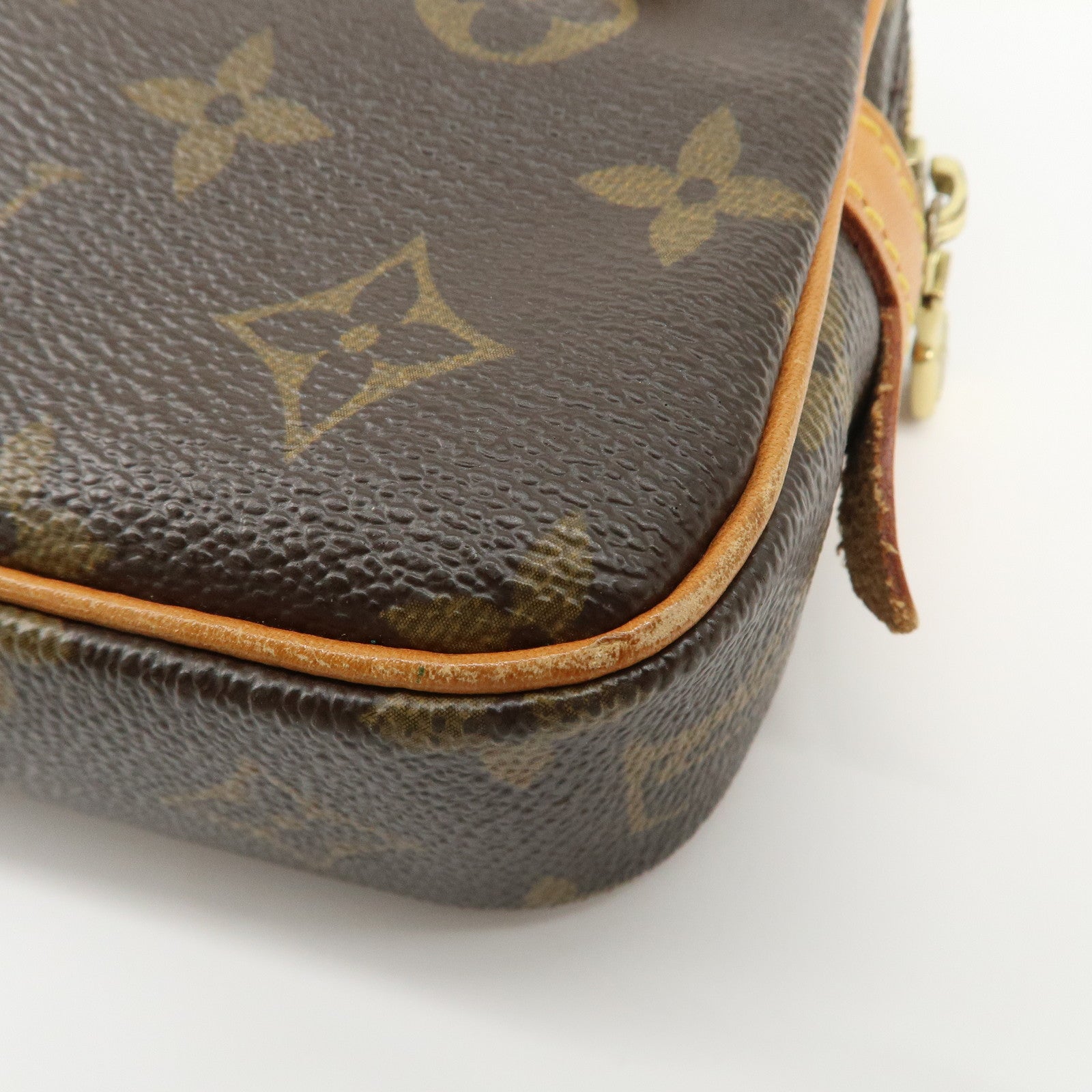 Louis Vuitton Monogram Pochette Marly Bandouliere Bag Brown M51828