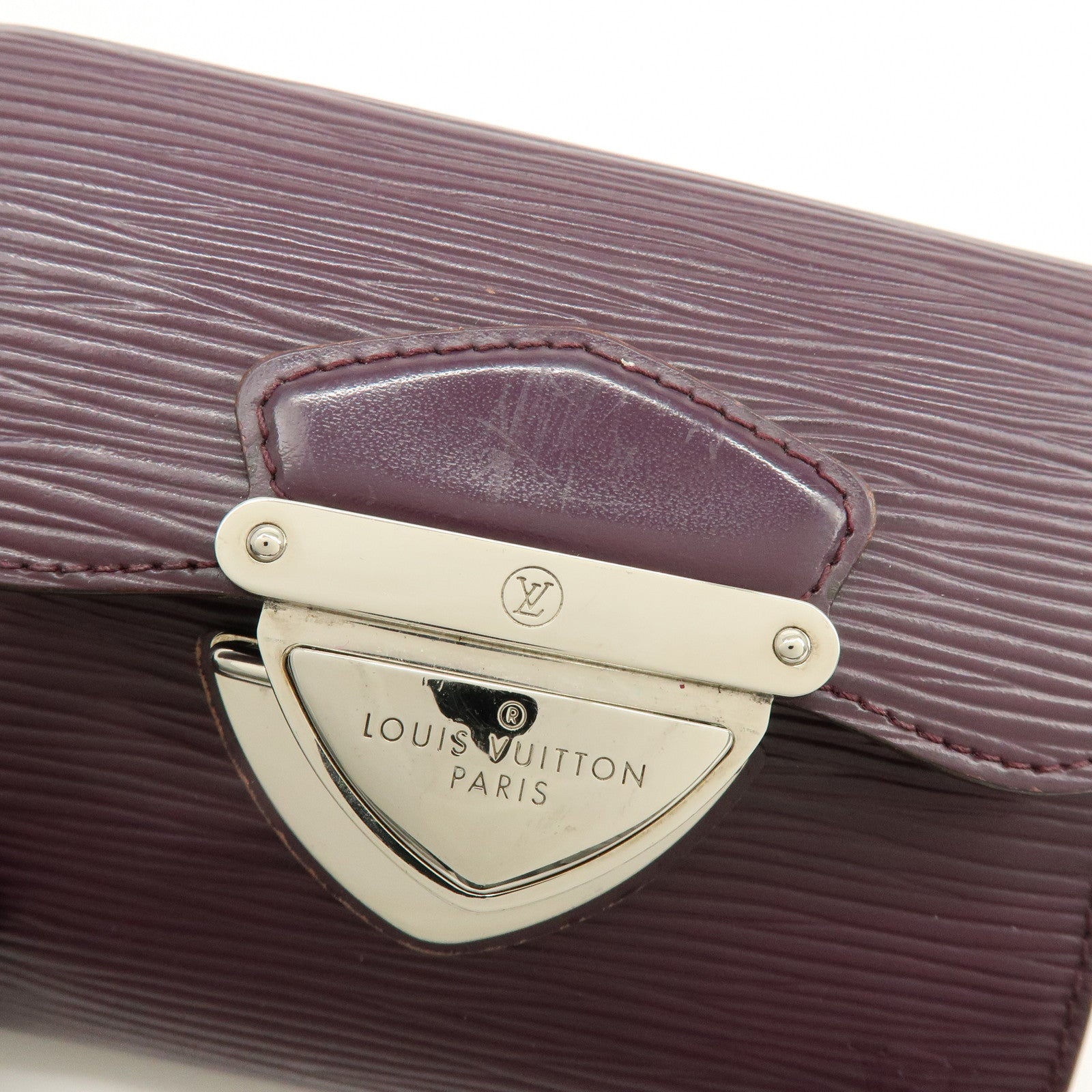 Louis Vuitton Epi Portefeuille Joy Leather Wallet Cassis M6658K