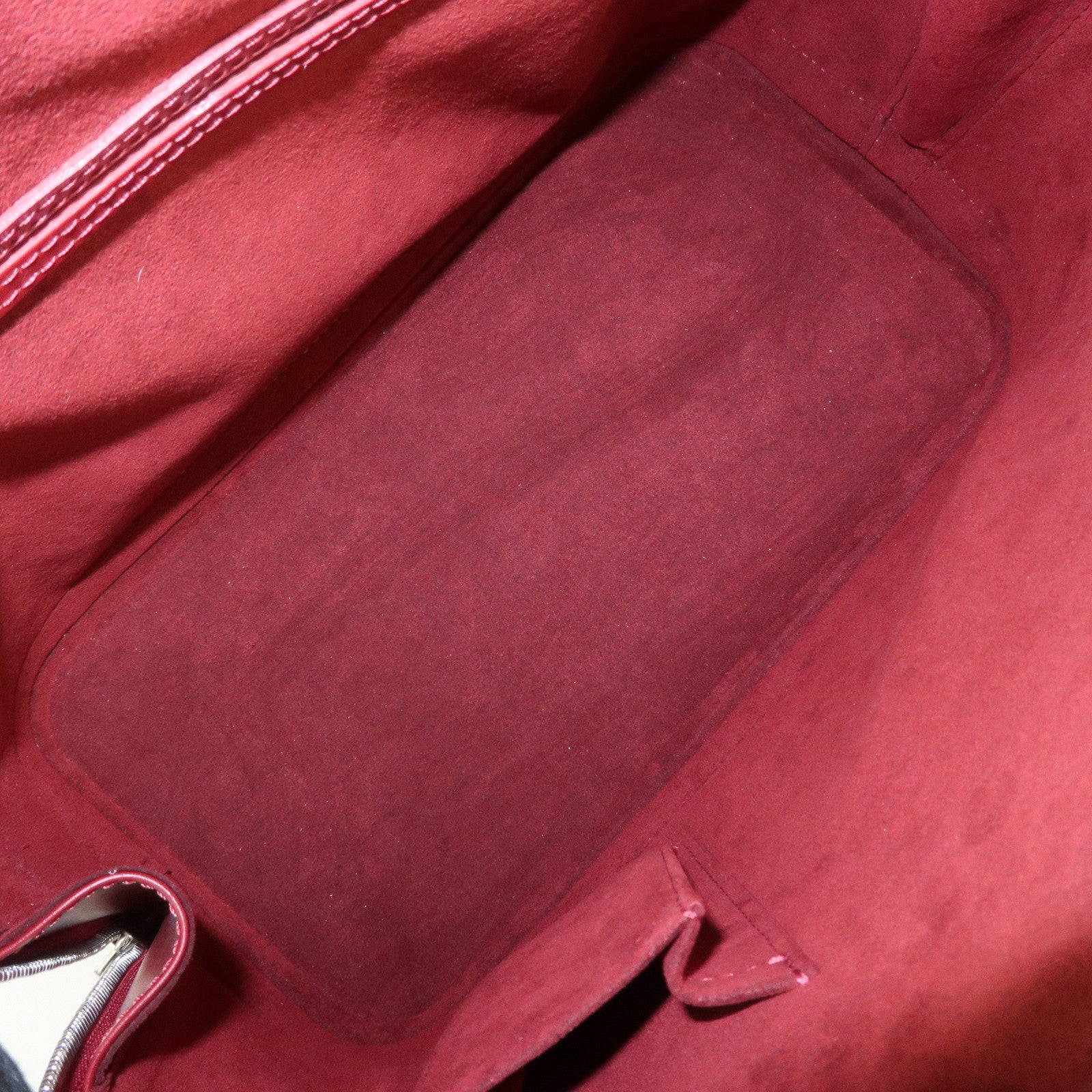 Louis Vuitton Epi Alma PM Leather Hand Bag Carmine M4058E