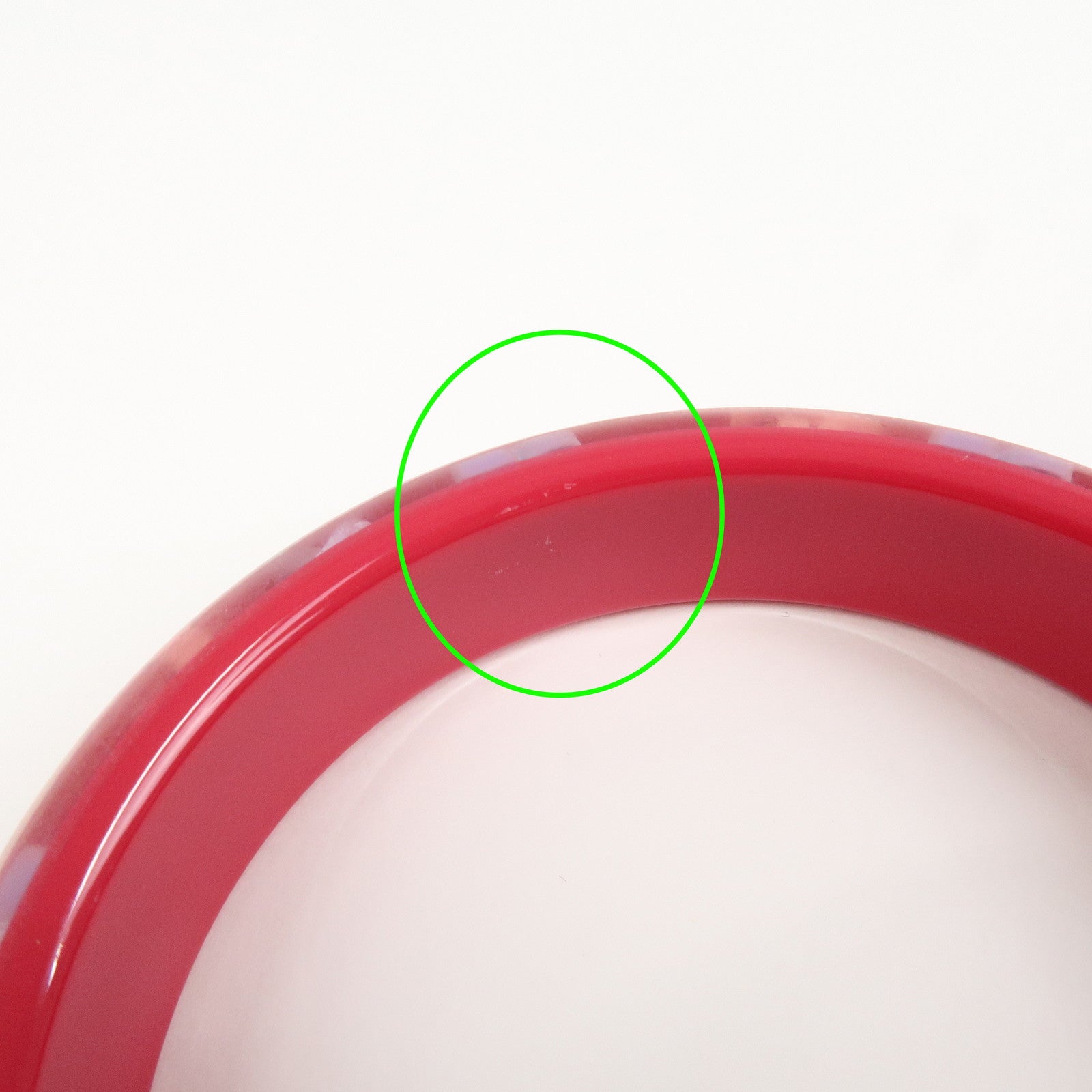 Louis Vuitton Bracelet Inclusion Bangle Transparent Pink M65202
