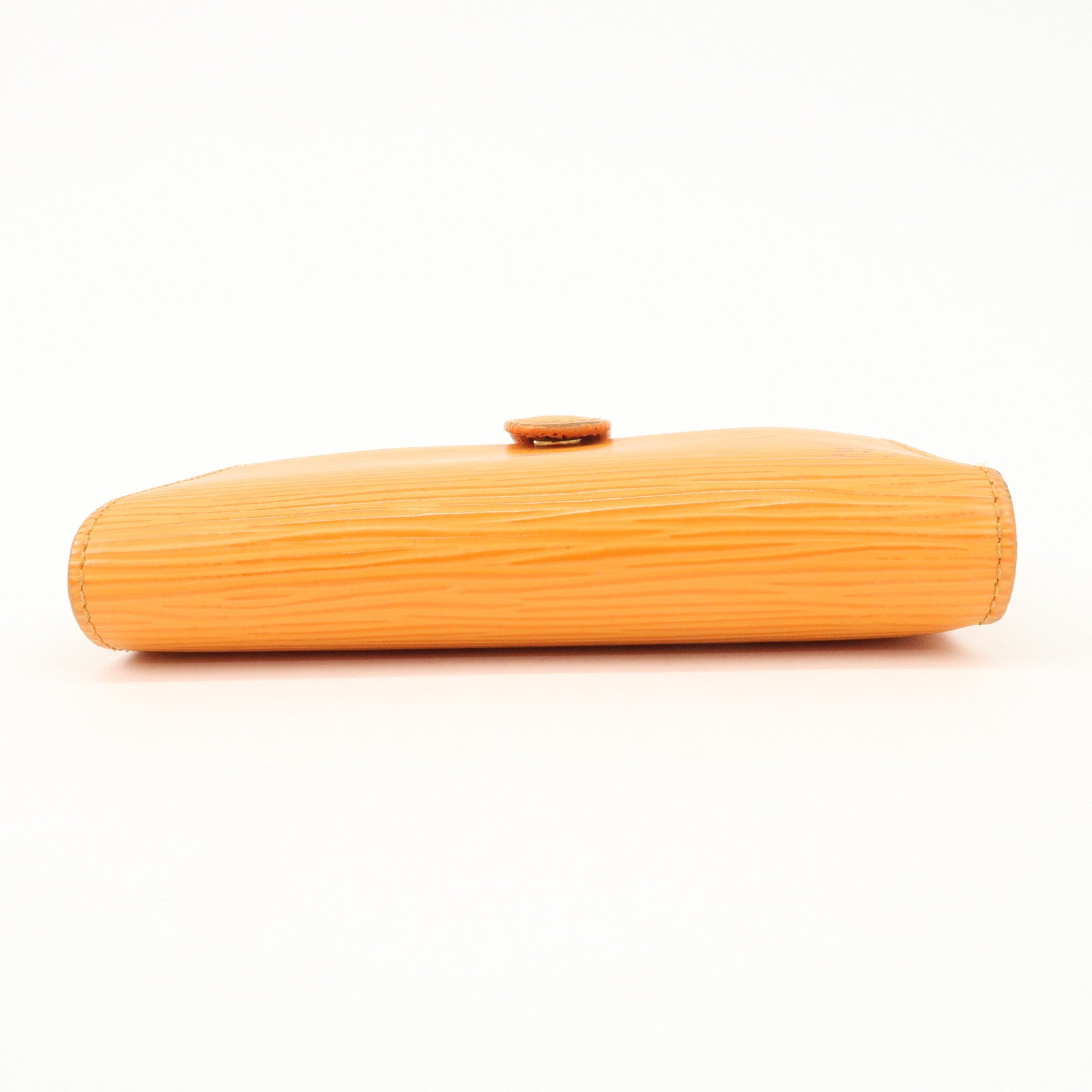 Louis Vuitton Epi Porte Monnaie Viennois Bi-Fold Wallet Mandarin Orange Used