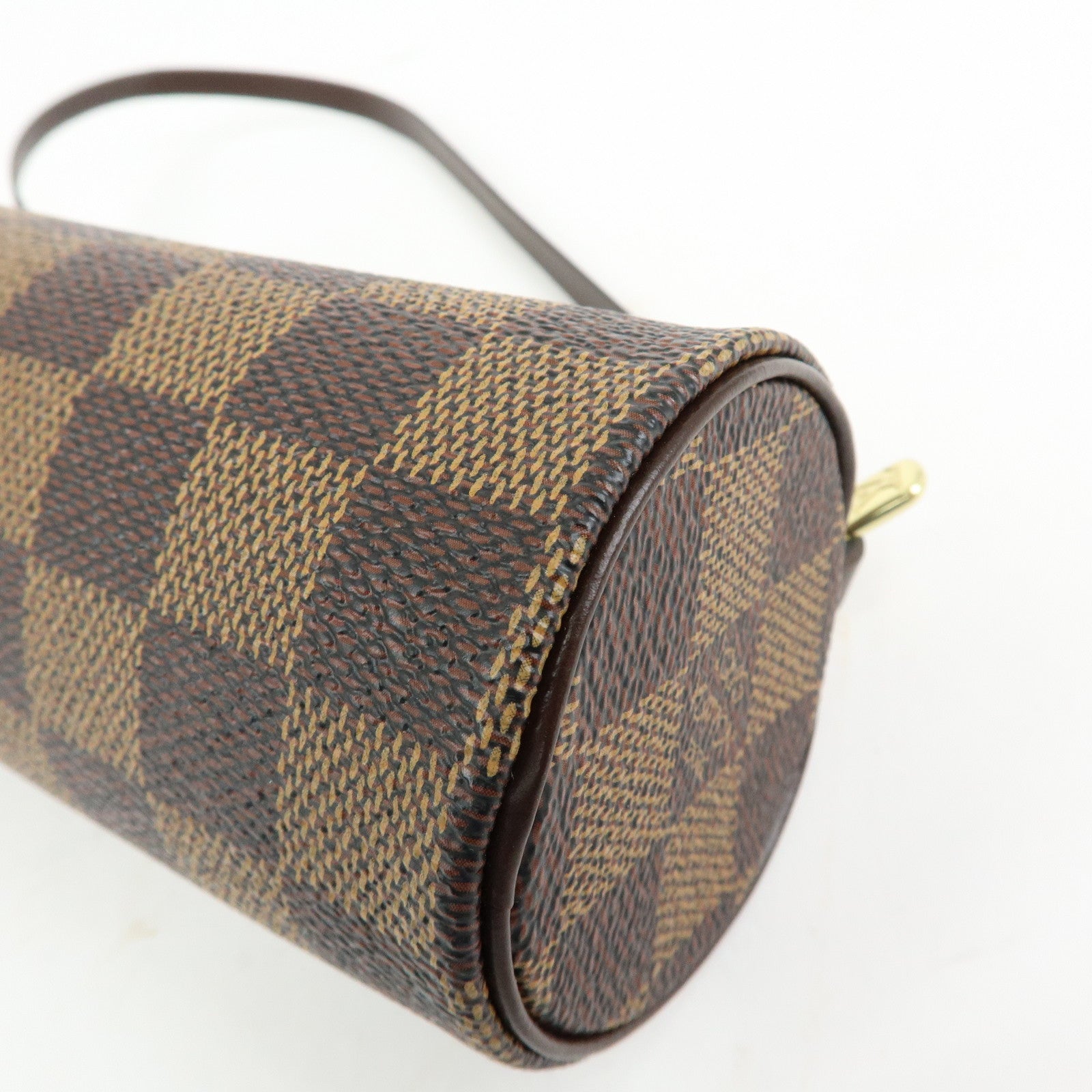 Louis Vuitton Damier Ebene Mini Pouch for Papillon Bag Brown