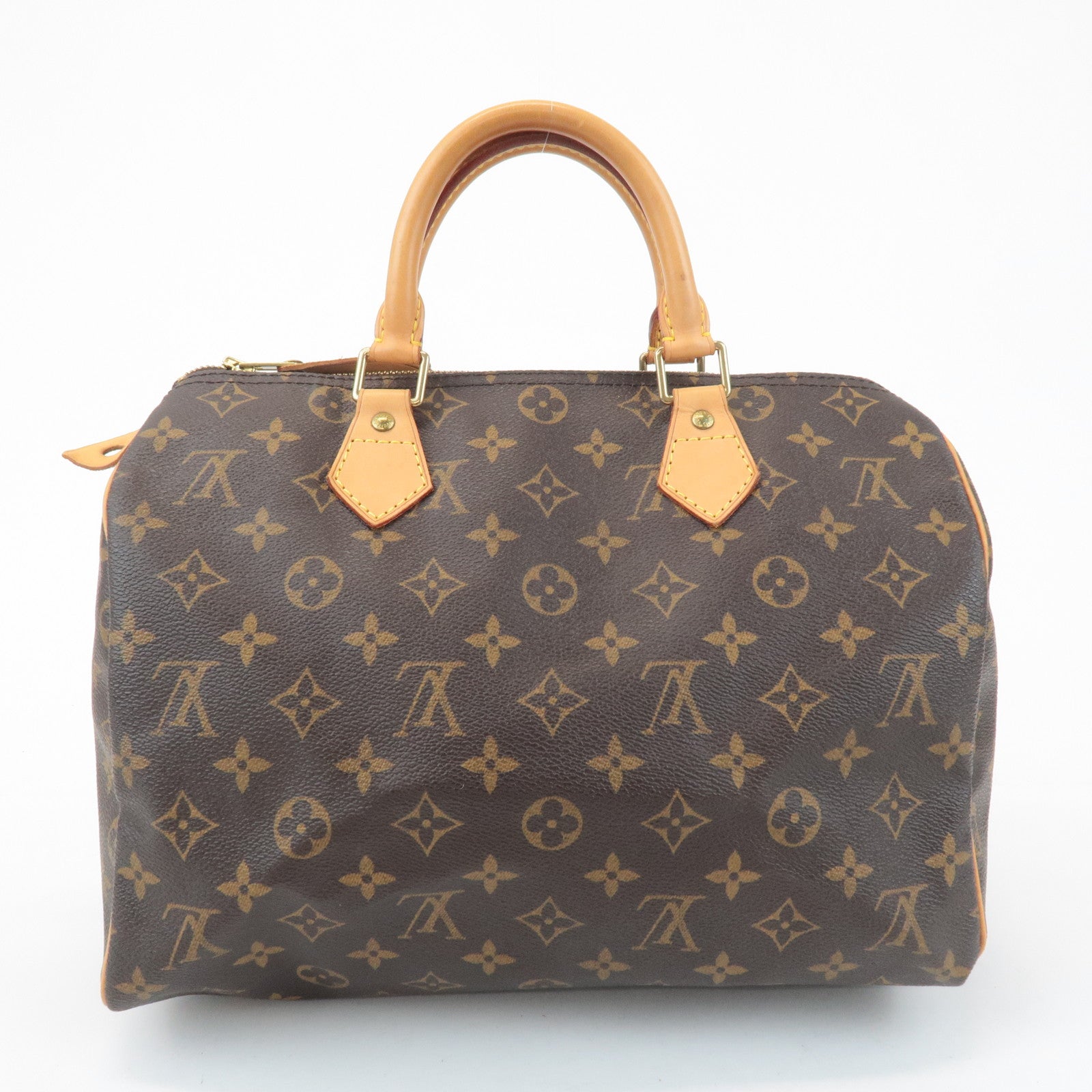 Louis Vuitton Monogram Speedy 30 Hand Bag Boston Bag M41526 Used