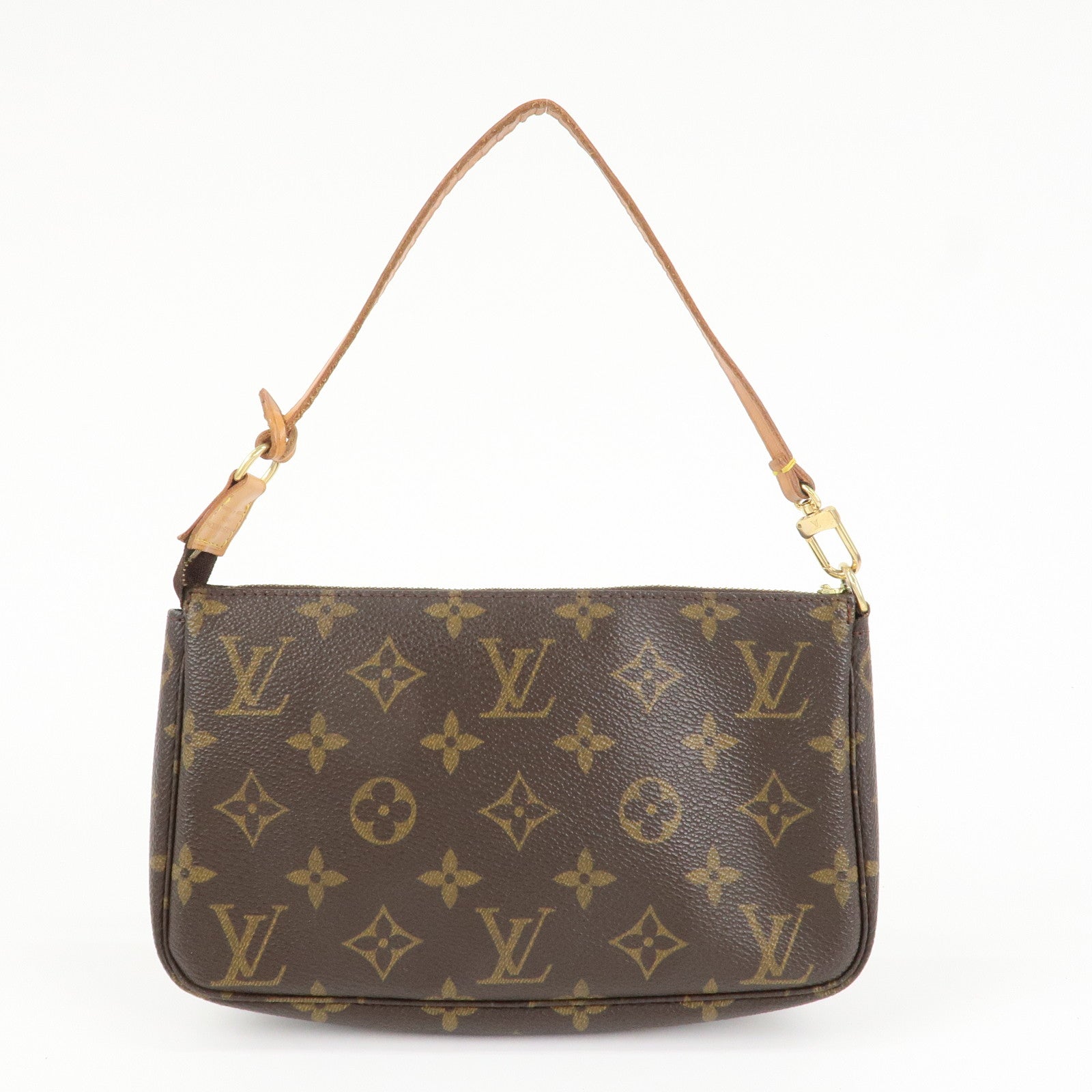 Louis Vuitton Monogram Pochette Accessoires Pouch Brown N41206 Used