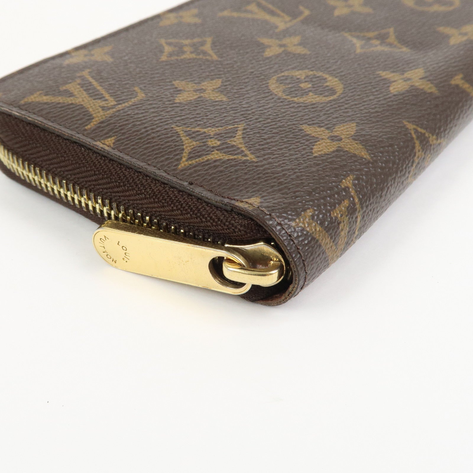 Louis Vuitton Monogram Canvas Zippy Long Wallet Brown M60017