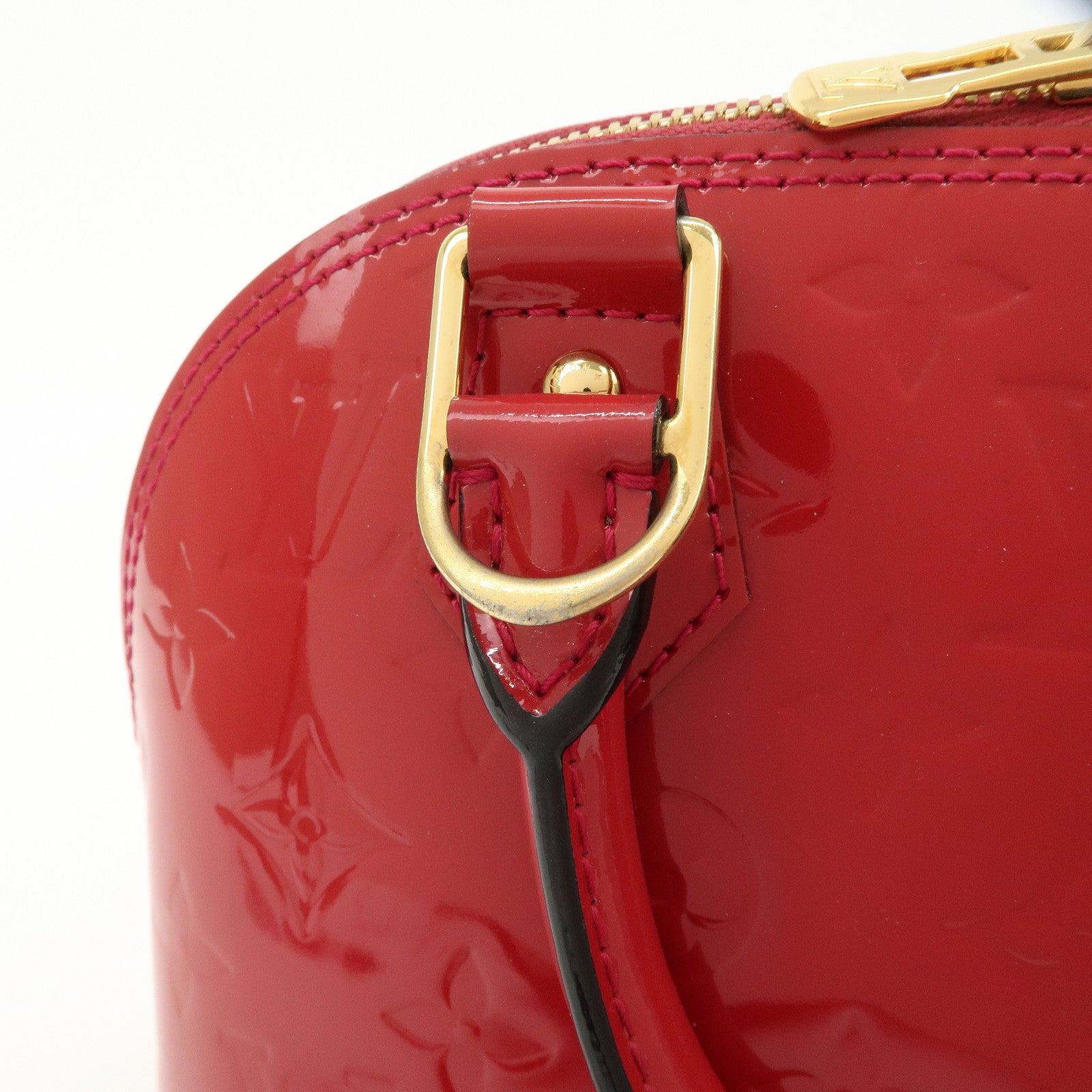 Louis Vuitton Monogram Vernis Leather Alma BB 2Way Shoulder Bag Used
