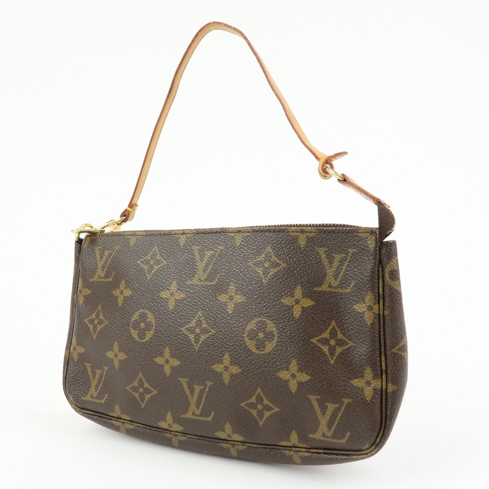 Louis Vuitton Monogram Pochette Accessoires Pouch Hand Bag M51980