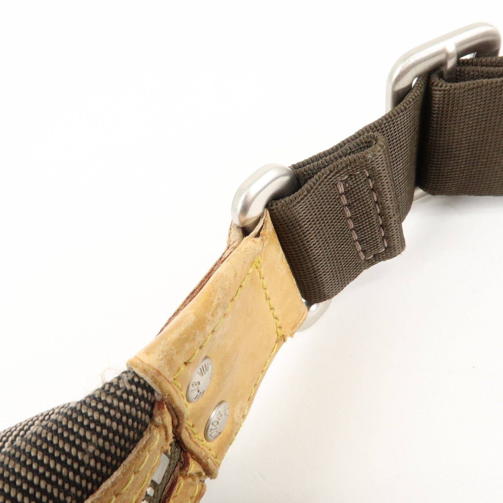 Louis Vuitton Damier Geant Explorer La Tour Shoulder Bag Terre M93615 Used