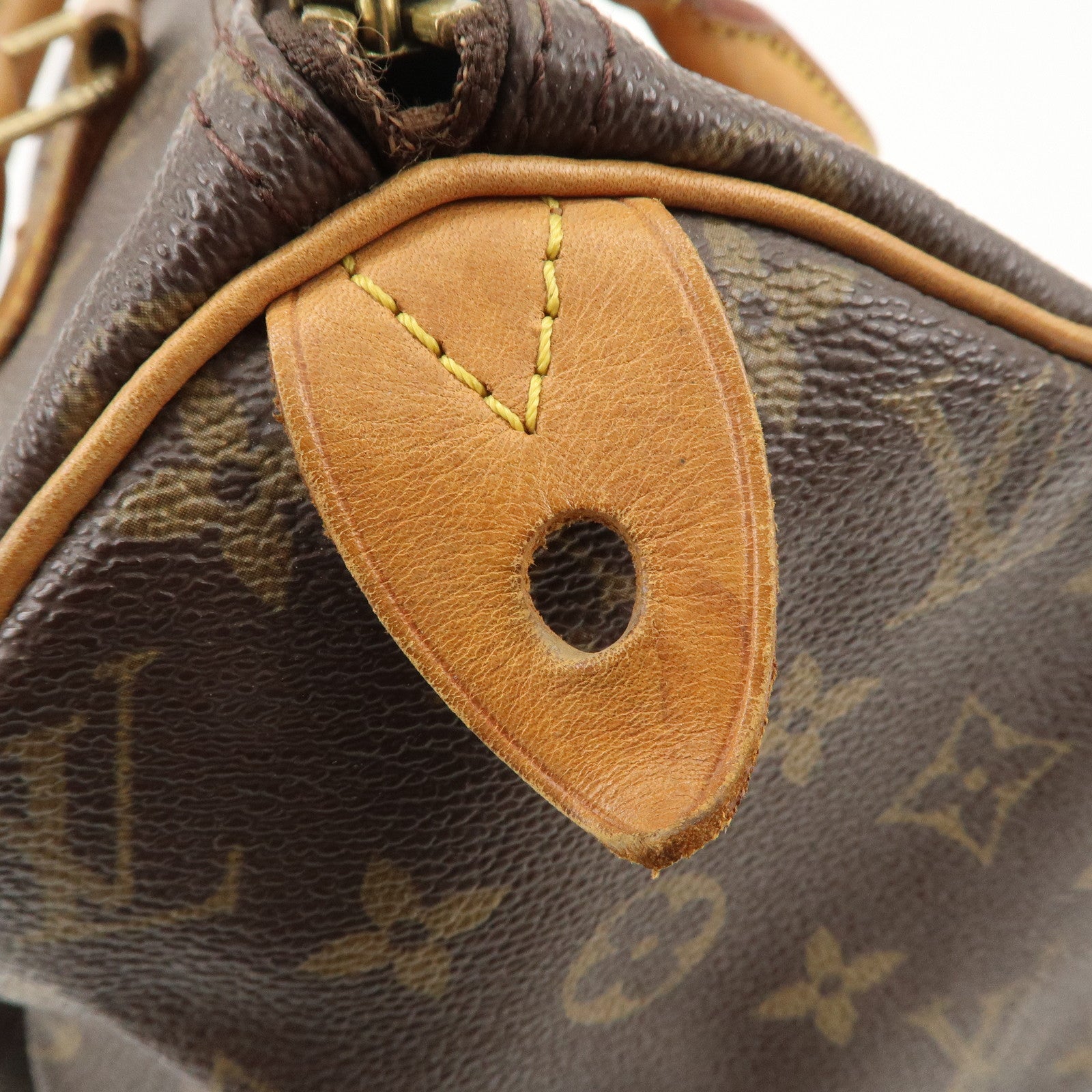 Louis Vuitton Monogram Speedy 30 Hand Bag Boston Bag M41526 Used