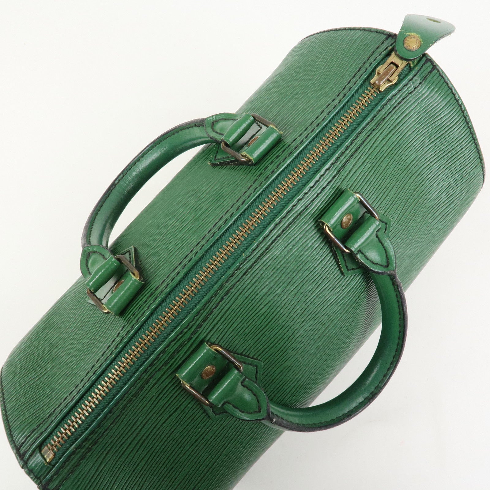 Louis Vuitton Epi Speedy 25 Hand Boston Bag Borneo Green M43014