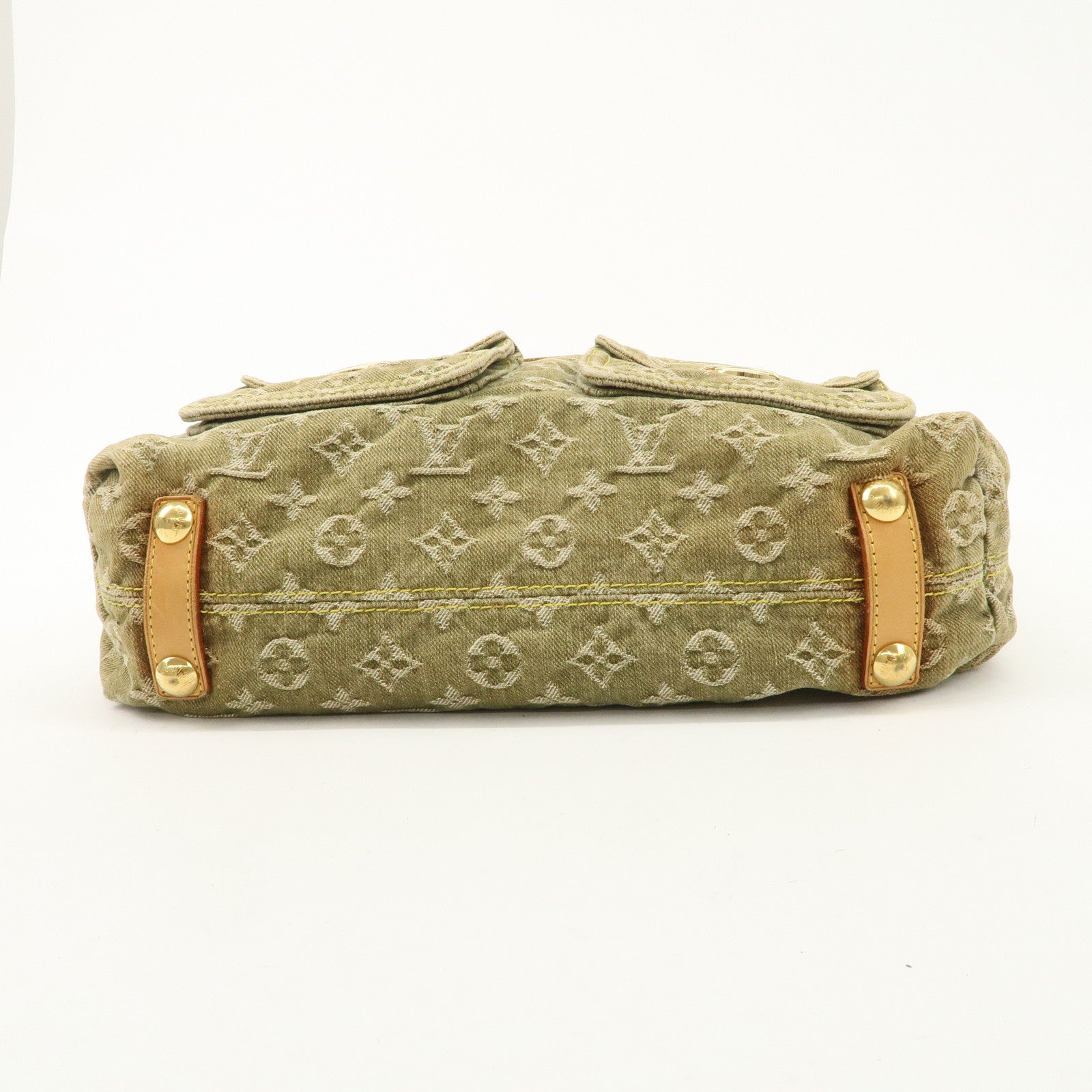 Louis Vuitton Monogram Denim Baggy GM Shoulder Bag Lichen M95211